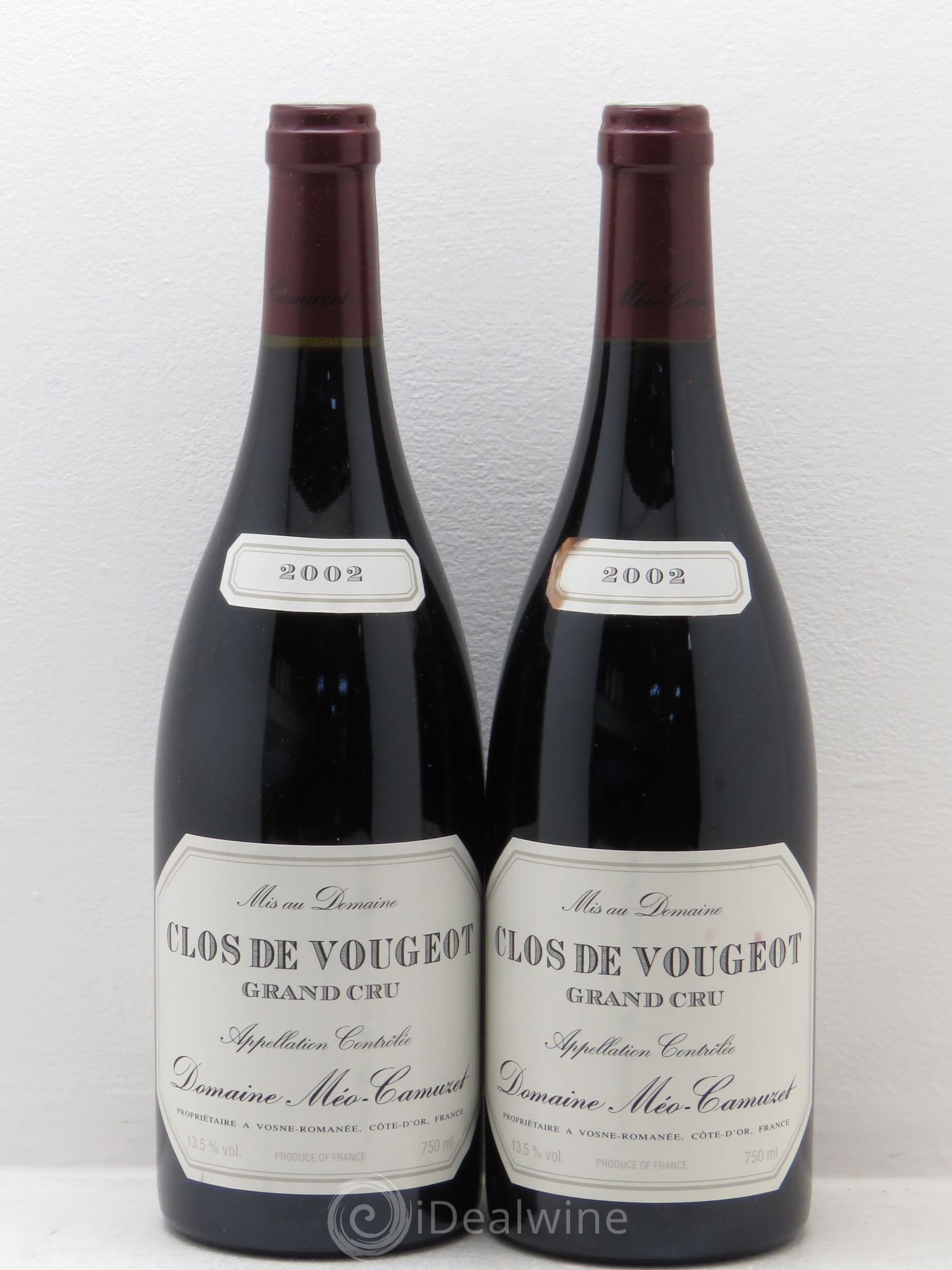 Clos de Vougeot Grand Cru Méo-Camuzet (Domaine) 2002 - Lot de 2 bouteilles - 0
