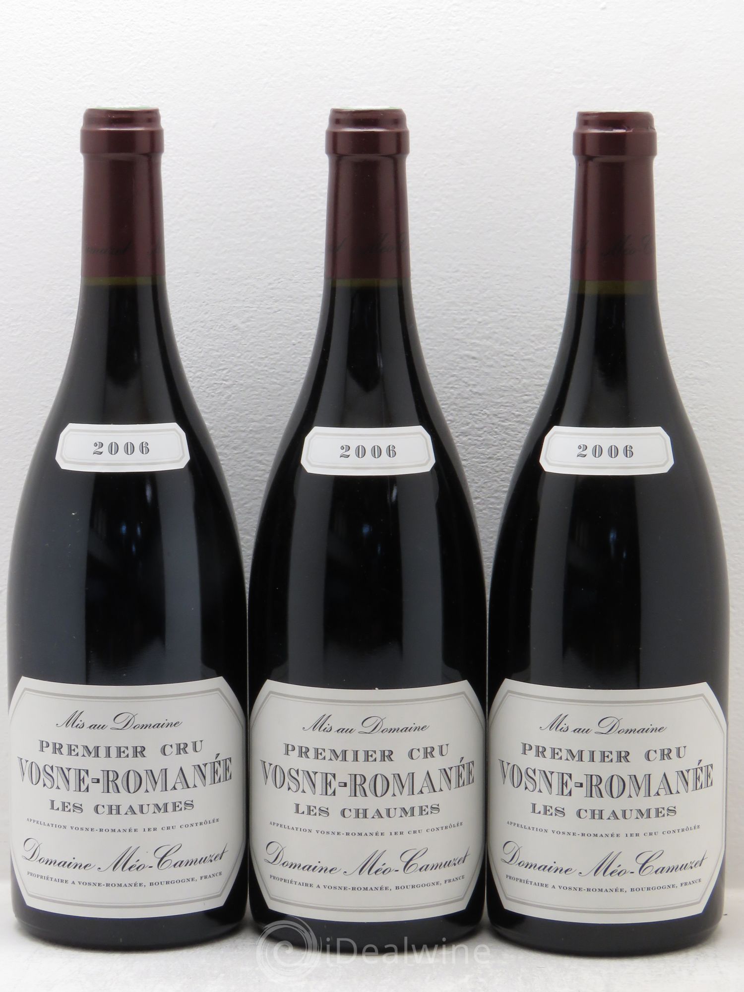 Vosne-Romanée 1er Cru Les Chaumes Méo-Camuzet (Domaine) 2006 - Lot de 3 bouteilles - 0