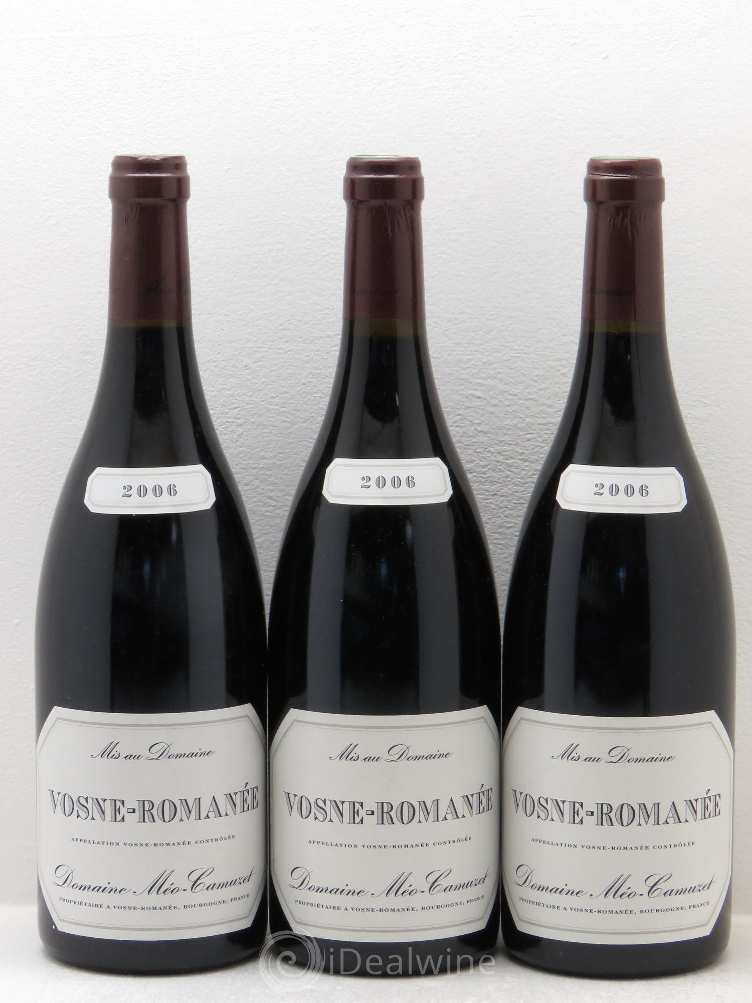 Vosne-Romanée Méo-Camuzet (Domaine) 2006 - Lot de 3 bouteilles - 0