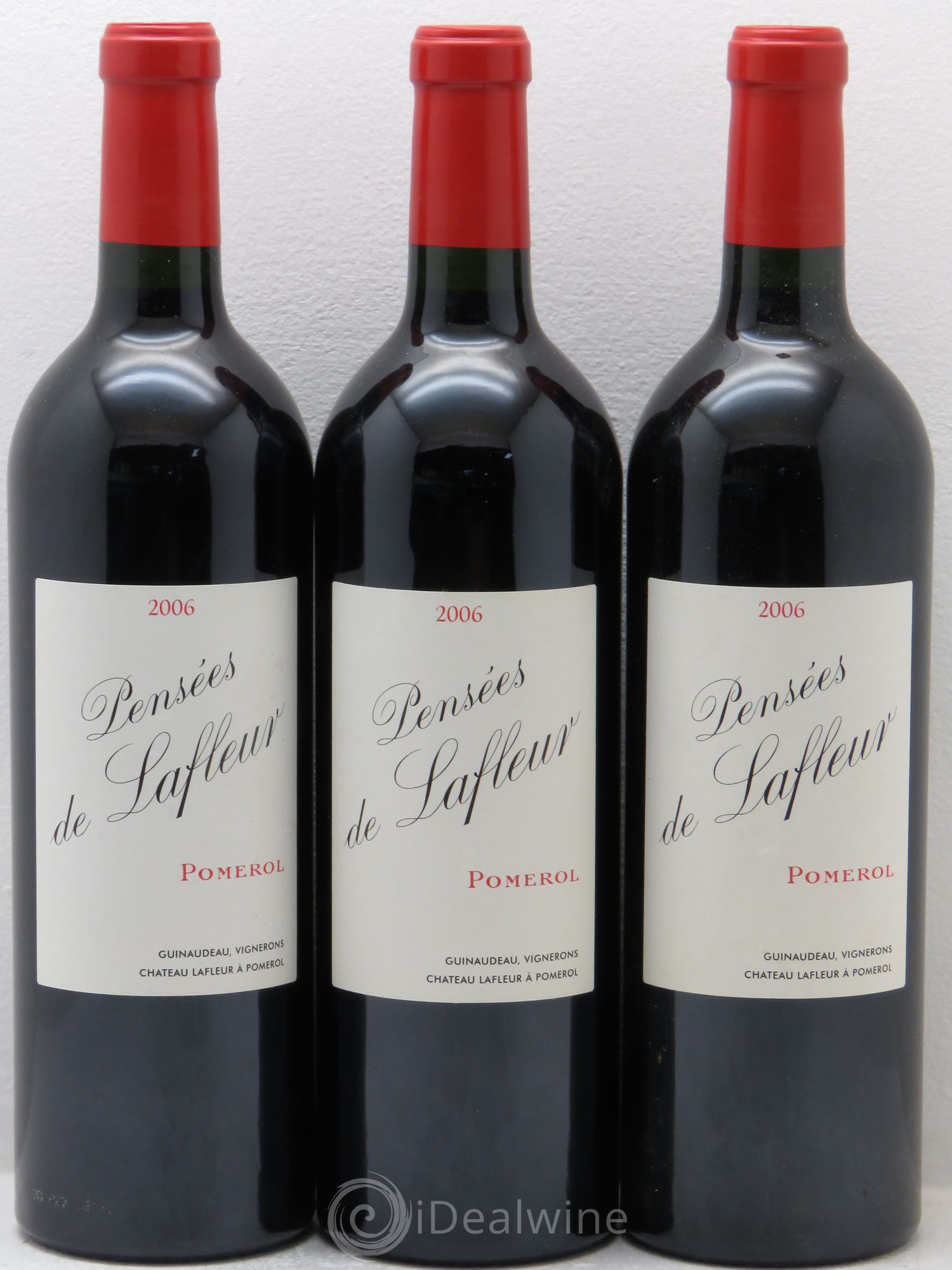 Pensées de Lafleur Second Vin 2006 - Lot de 3 bouteilles - 0