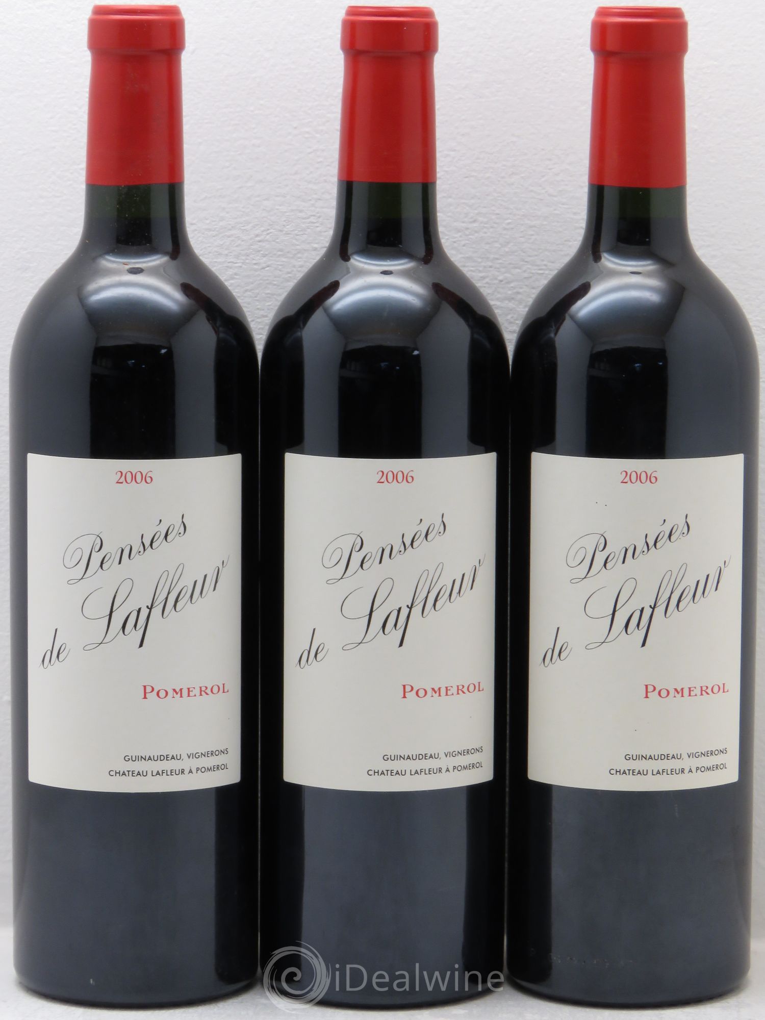 Pensées de Lafleur Second Vin 2006 - Lot de 3 bouteilles - 0