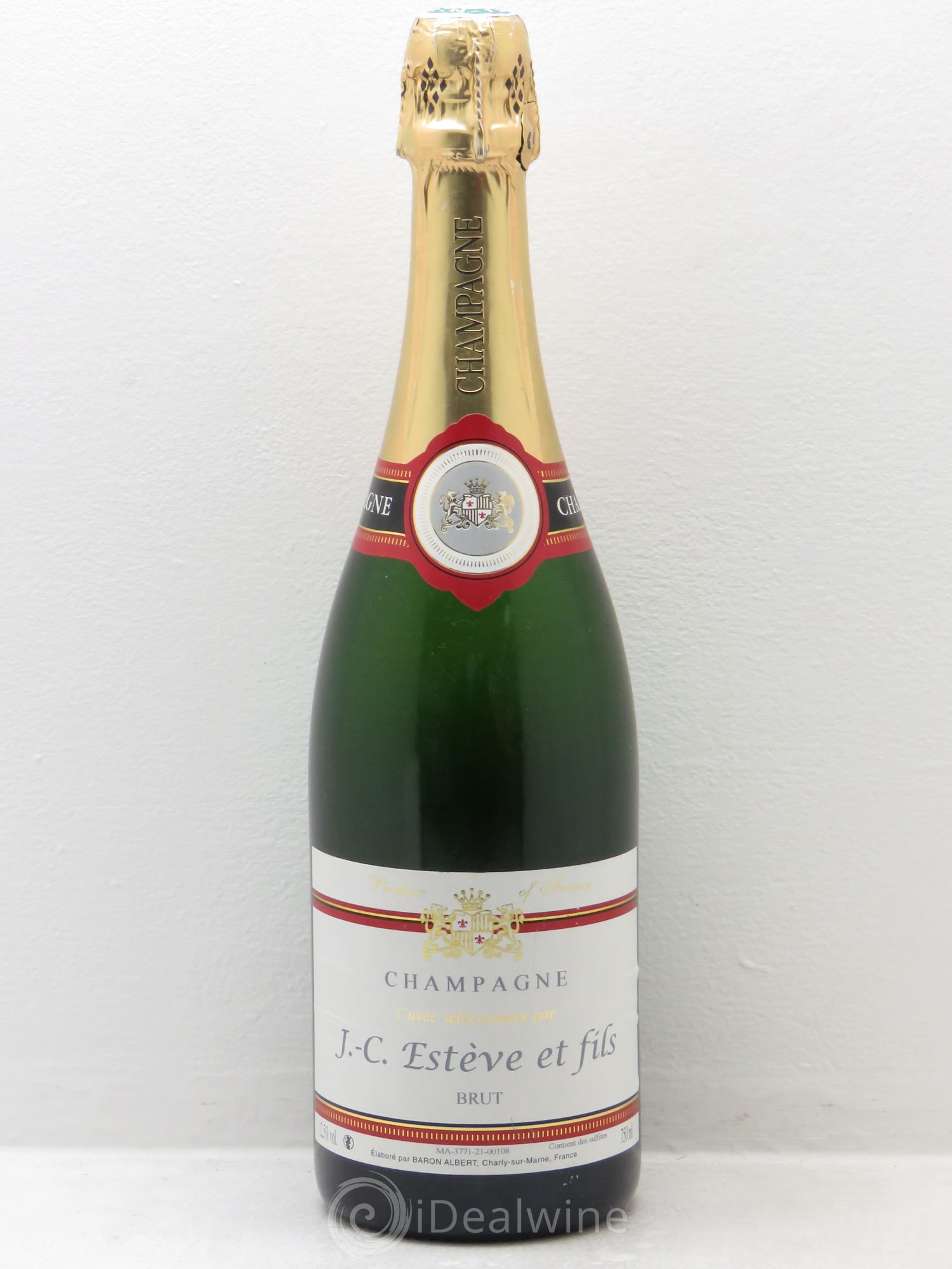 Champagne JC Esteve Cuvée Esteve (sans prix de réserve) - Posten von 1 Flasche - 0