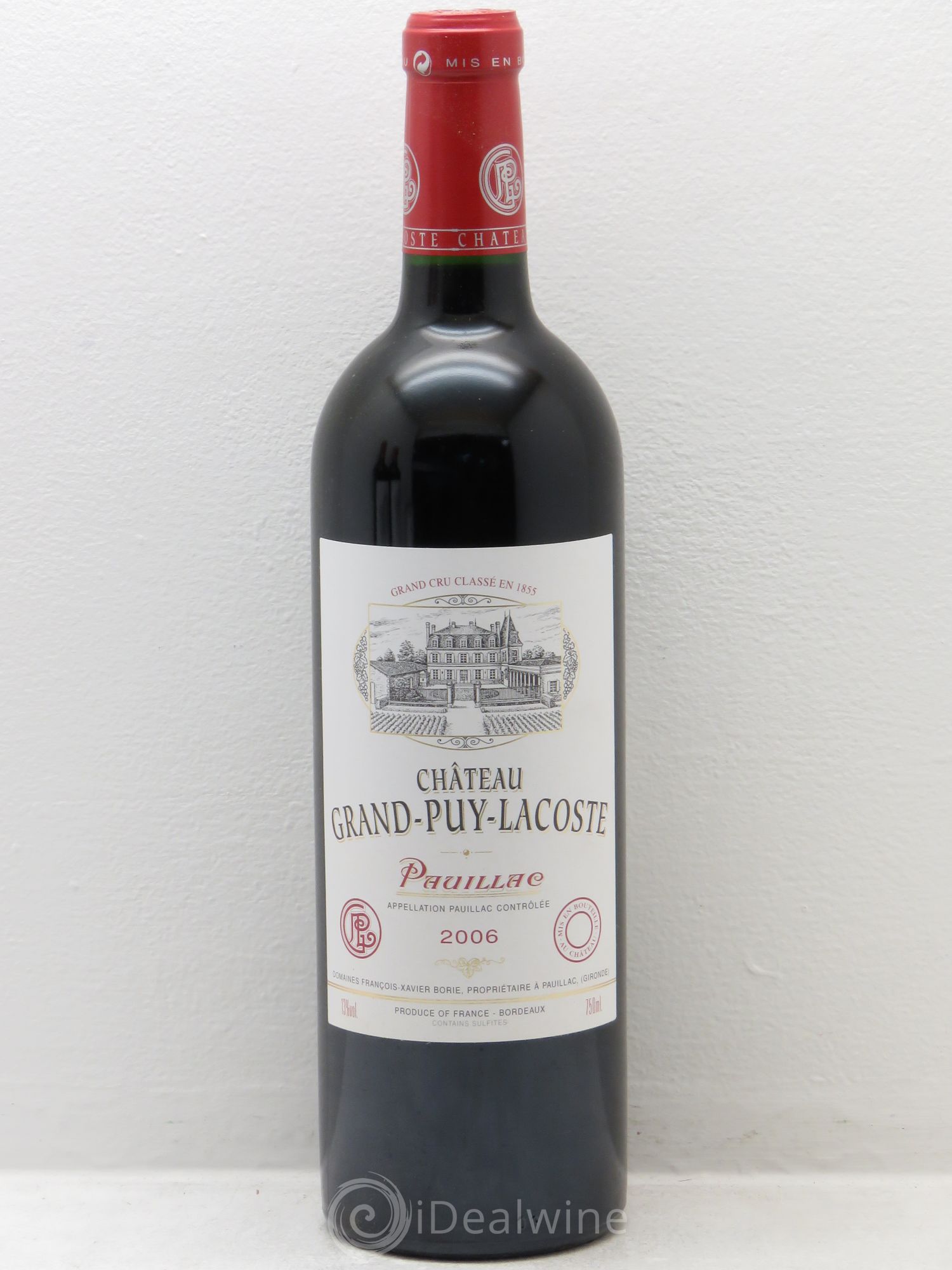 Château Grand Puy Lacoste 5ème Grand Cru Classé 2006 - Lot de 6 bouteilles - 0