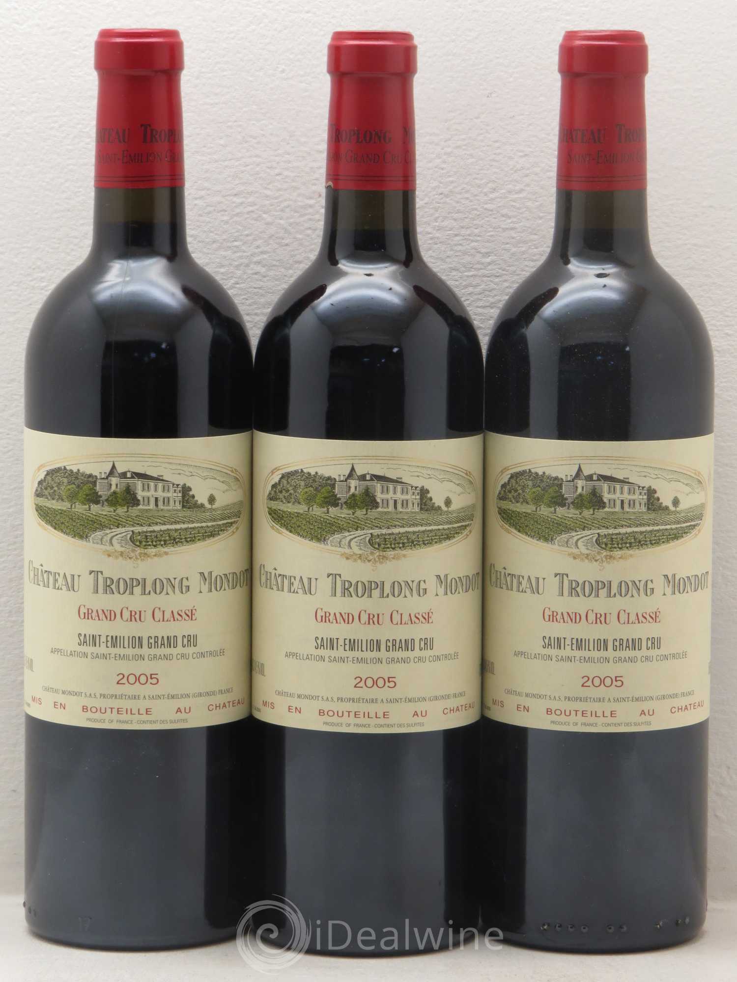 Château Troplong Mondot 1er Grand Cru Classé B 2005 - Lot de 6 bouteilles - 2