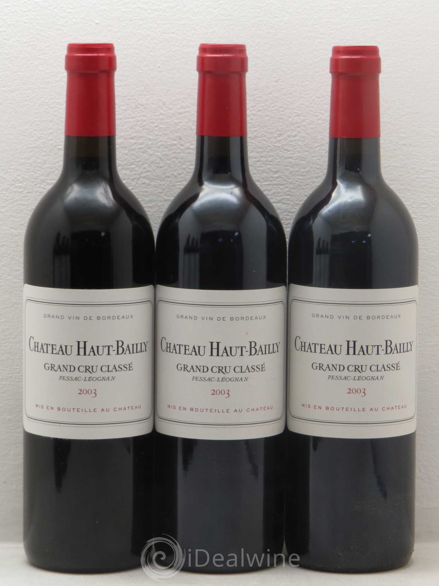 Château Haut-Bailly Cru Classé de Graves 2003 - Lot de 6 bouteilles - 1