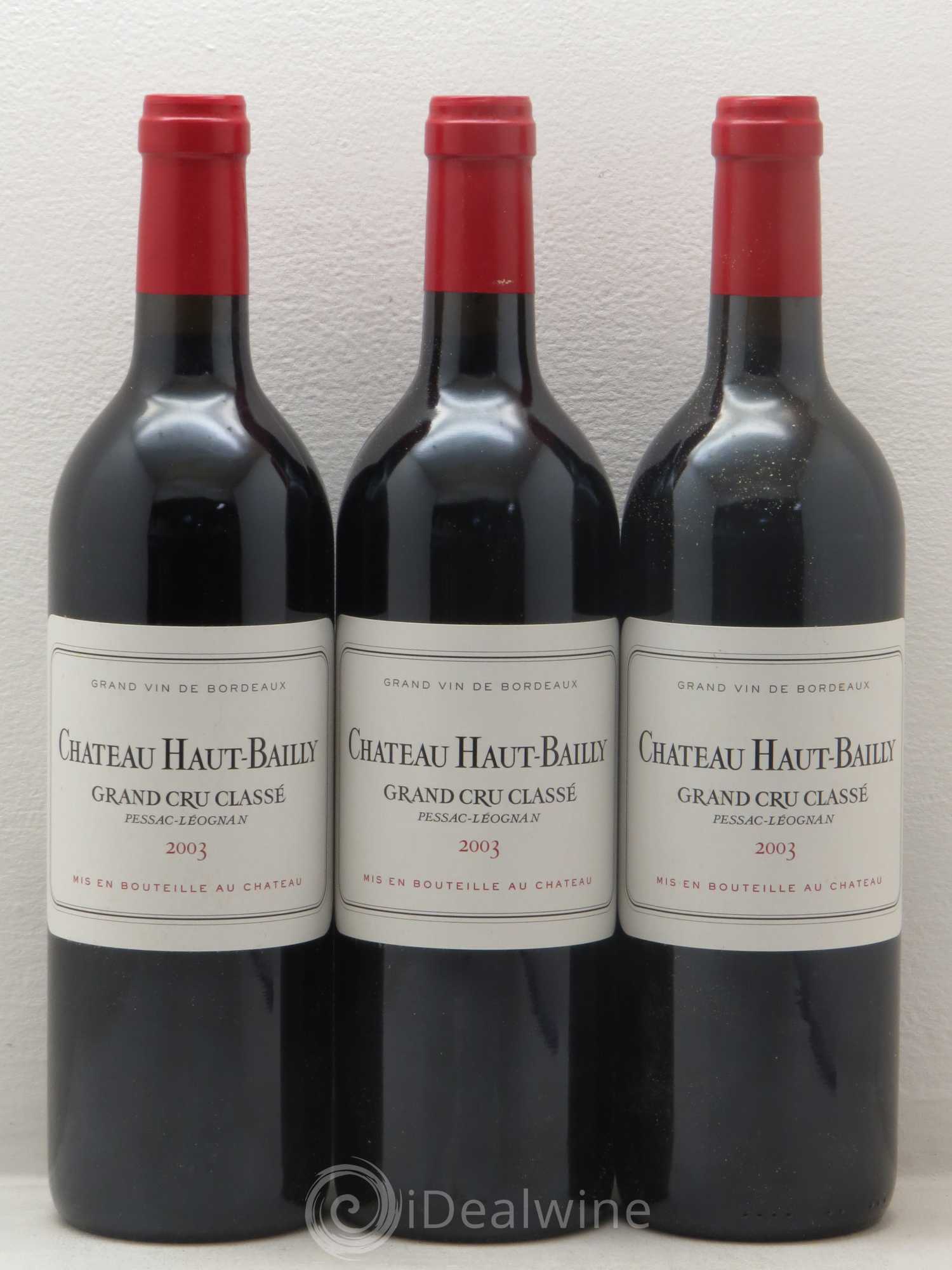 Château Haut-Bailly Cru Classé de Graves 2003 - Lot de 6 bouteilles - 2
