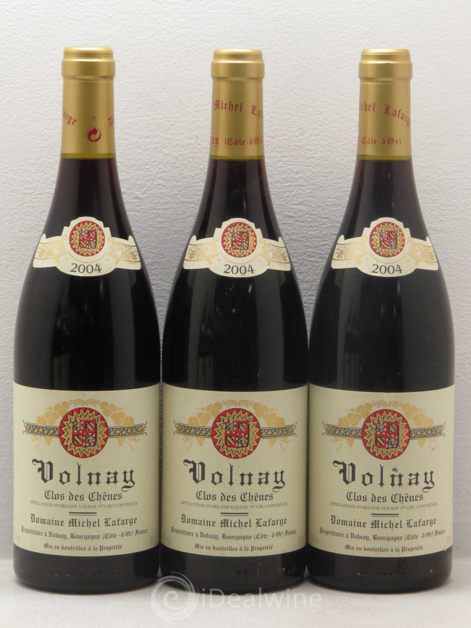 Volnay 1er Cru Clos des Chênes Lafarge (Domaine) 2004 - Lot de 6 bouteilles - 1