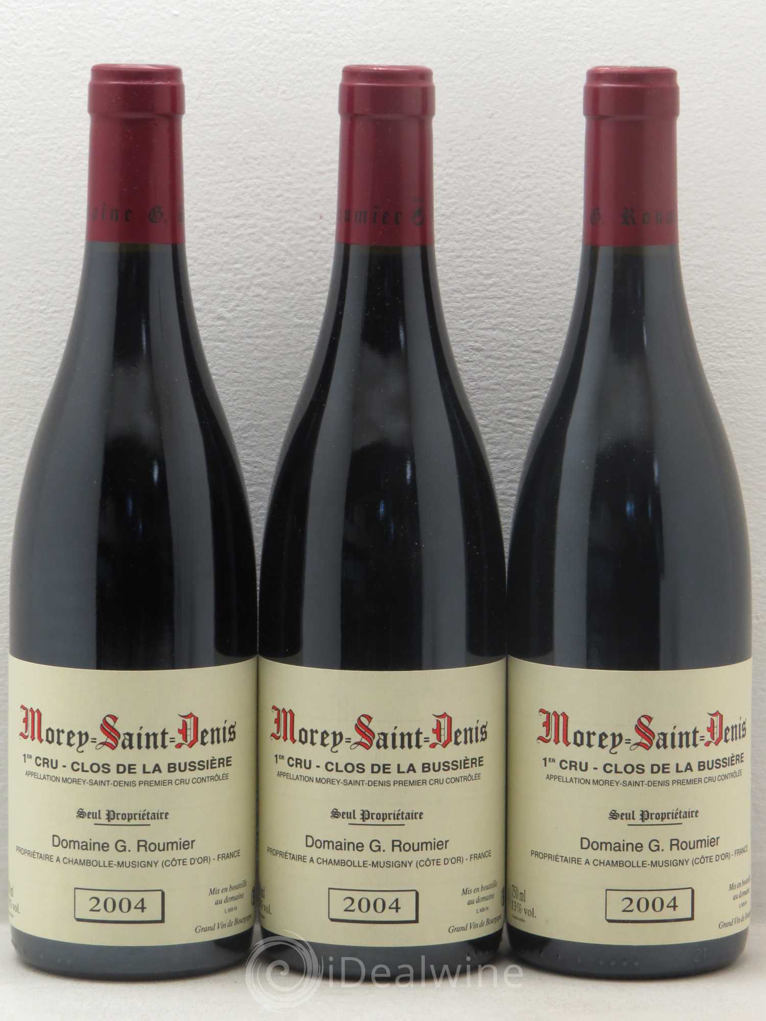 Morey-Saint-Denis 1er Cru Clos de la Bussière Georges Roumier (Domaine) 2004 - Lot de 3 bouteilles - 0