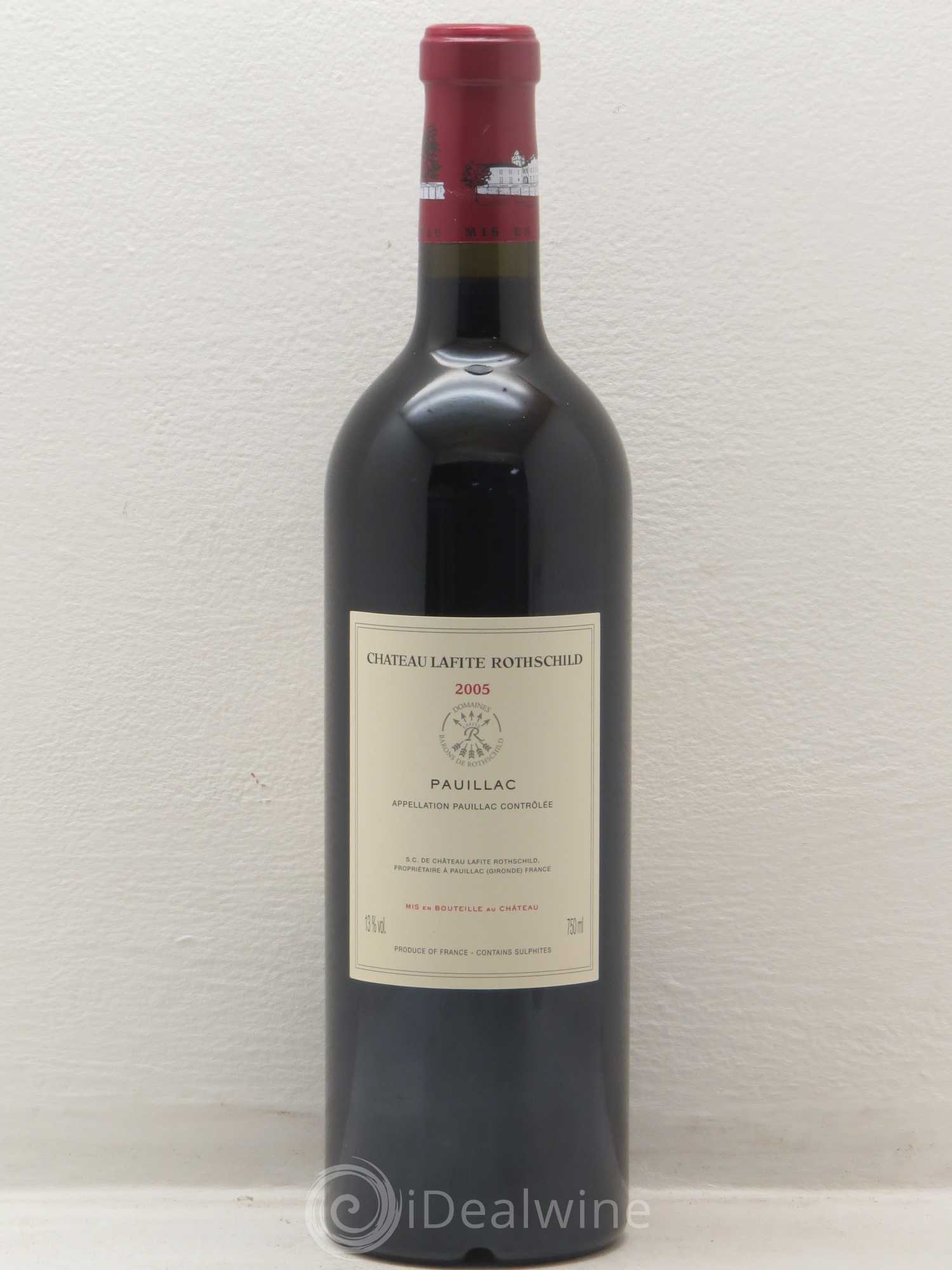 Château Lafite Rothschild 1er Grand Cru Classé 2005 - Lot de 1 bouteille - 1