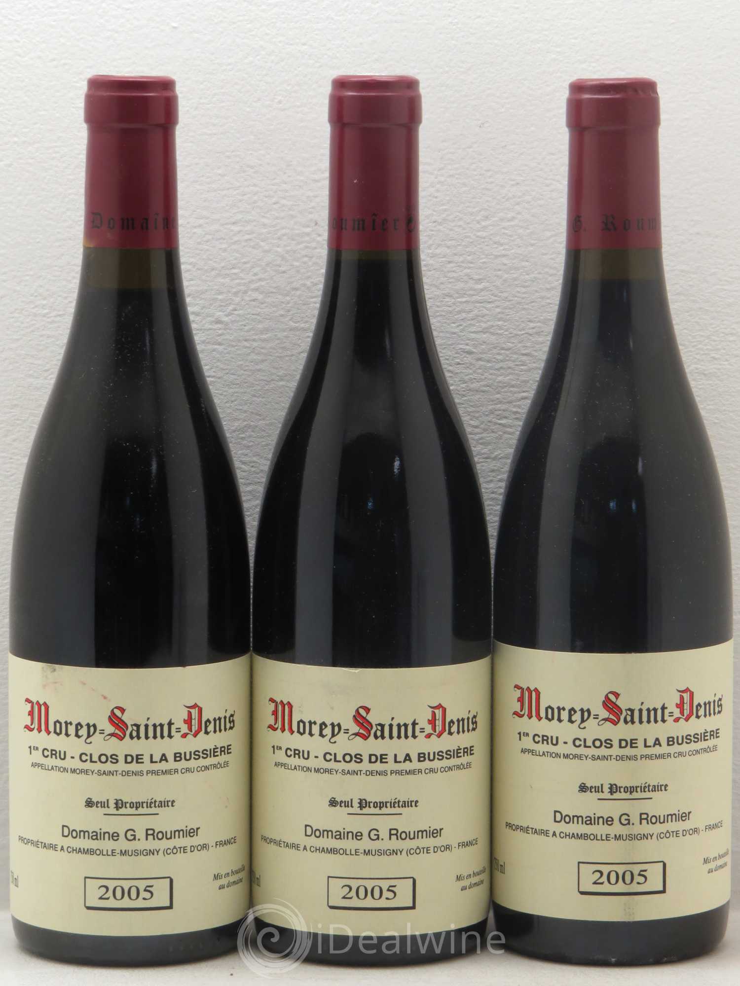 Morey-Saint-Denis 1er Cru Clos De La Bussiere G Roumier 2005 - Lot de 3 bouteilles - 0