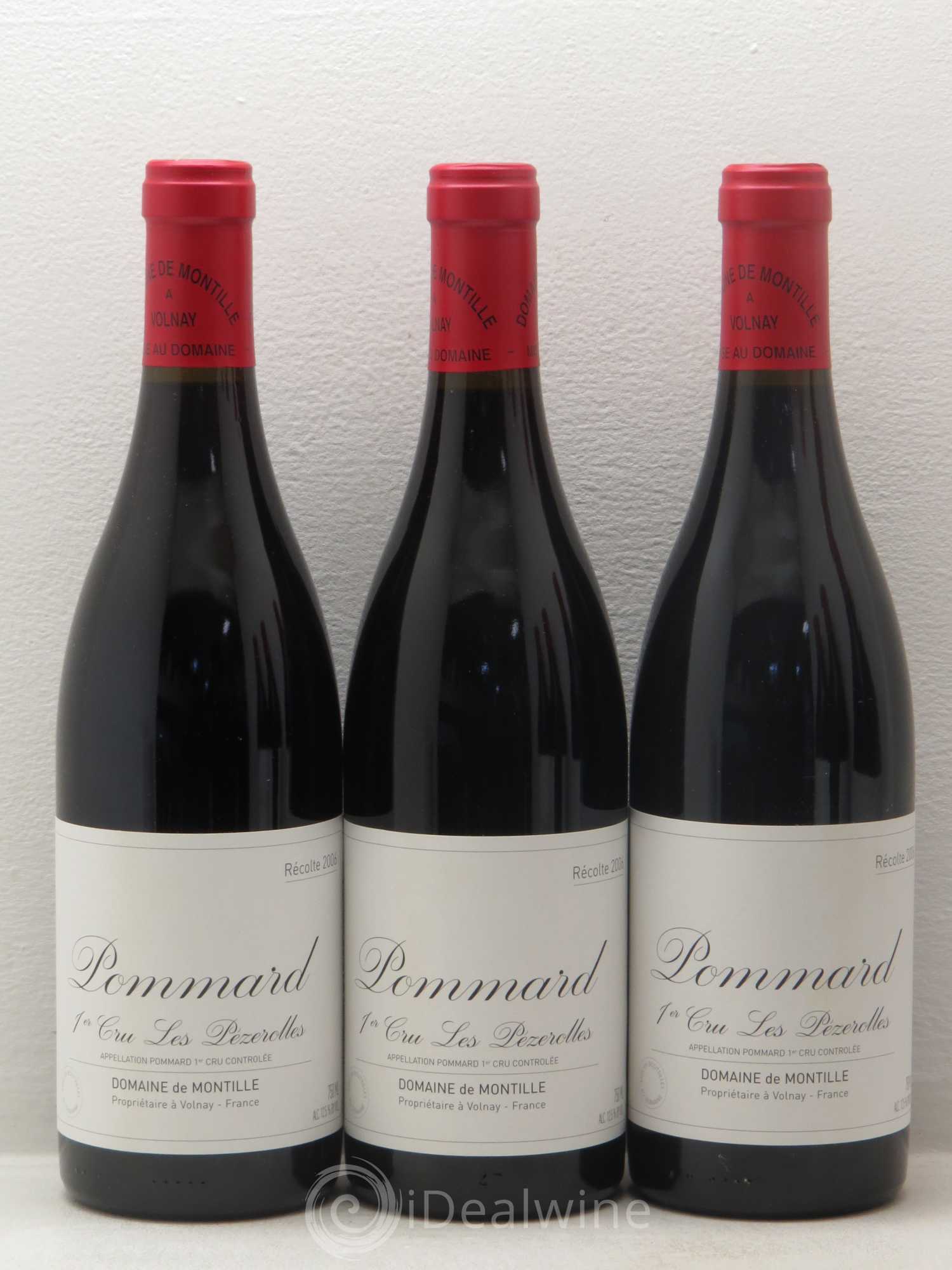 Pommard 1er Cru Les Pézerolles De Montille (Domaine) 2006 - Lot de 6 bouteilles - 1