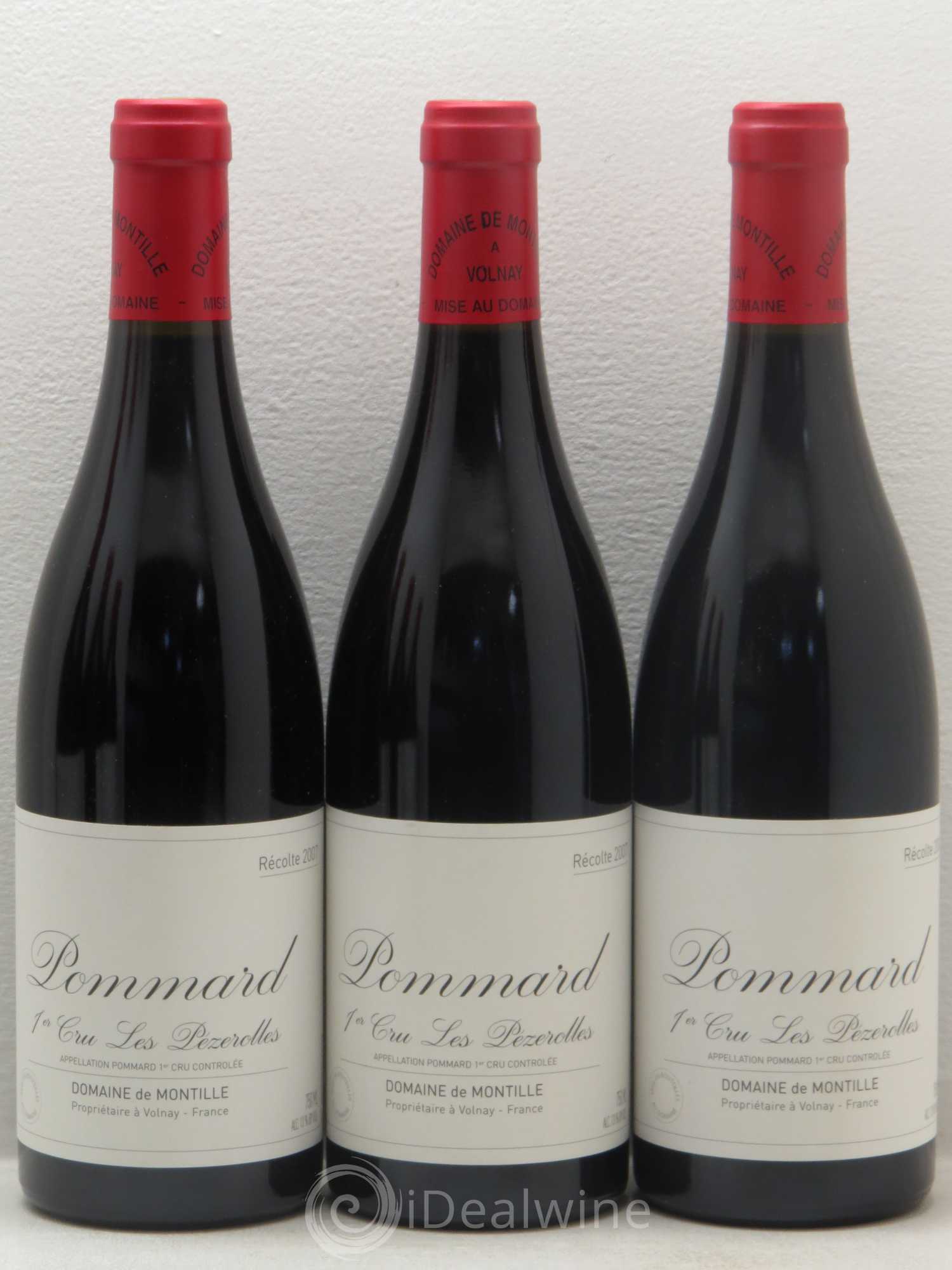 Pommard 1er Cru Les Pézerolles De Montille (Domaine) 2007 - Lot de 6 bouteilles - 1