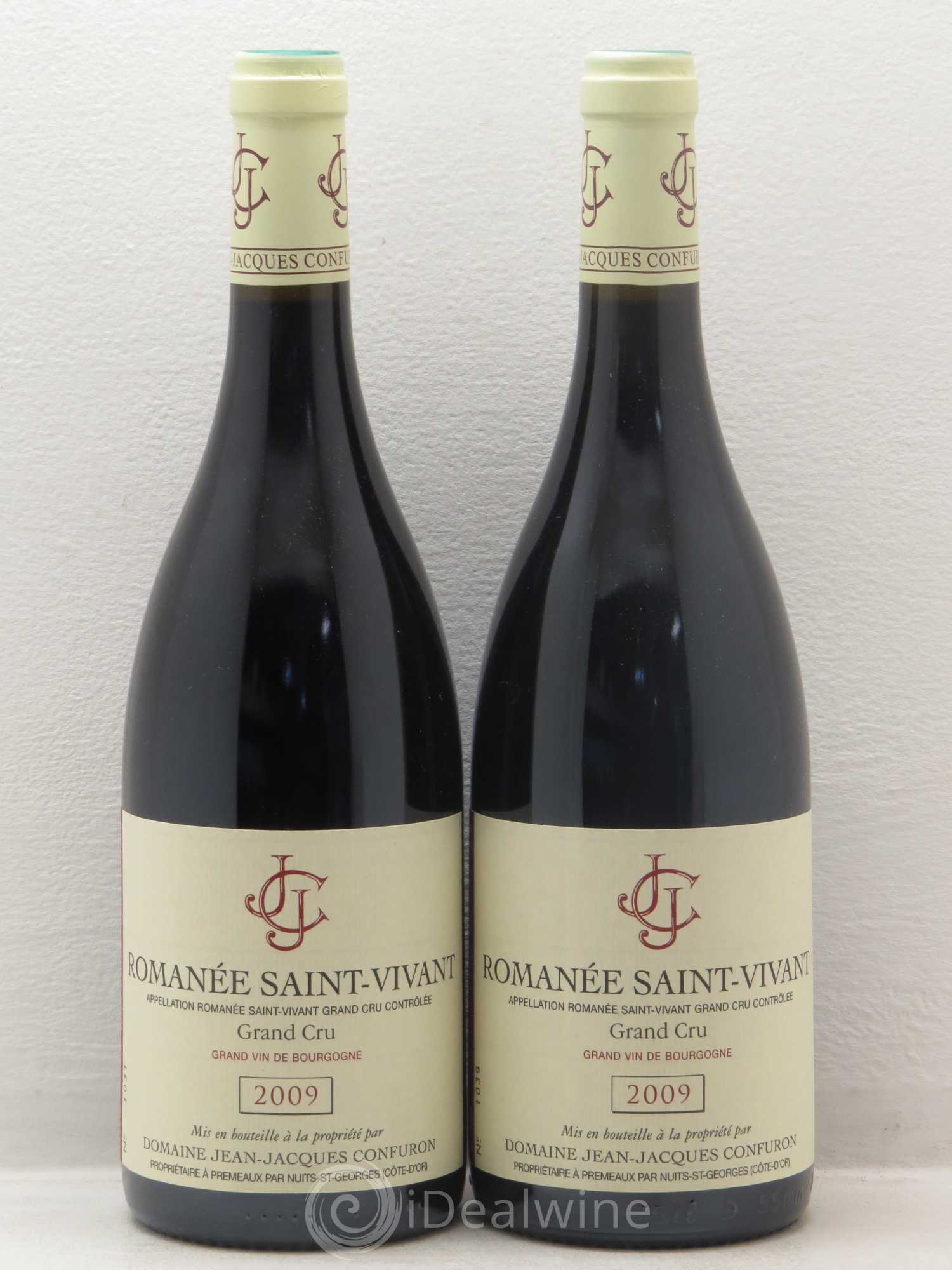 Romanée-Saint-Vivant Grand Cru Jean-Jacques Confuron 2009 - Lot de 2 bouteilles - 0