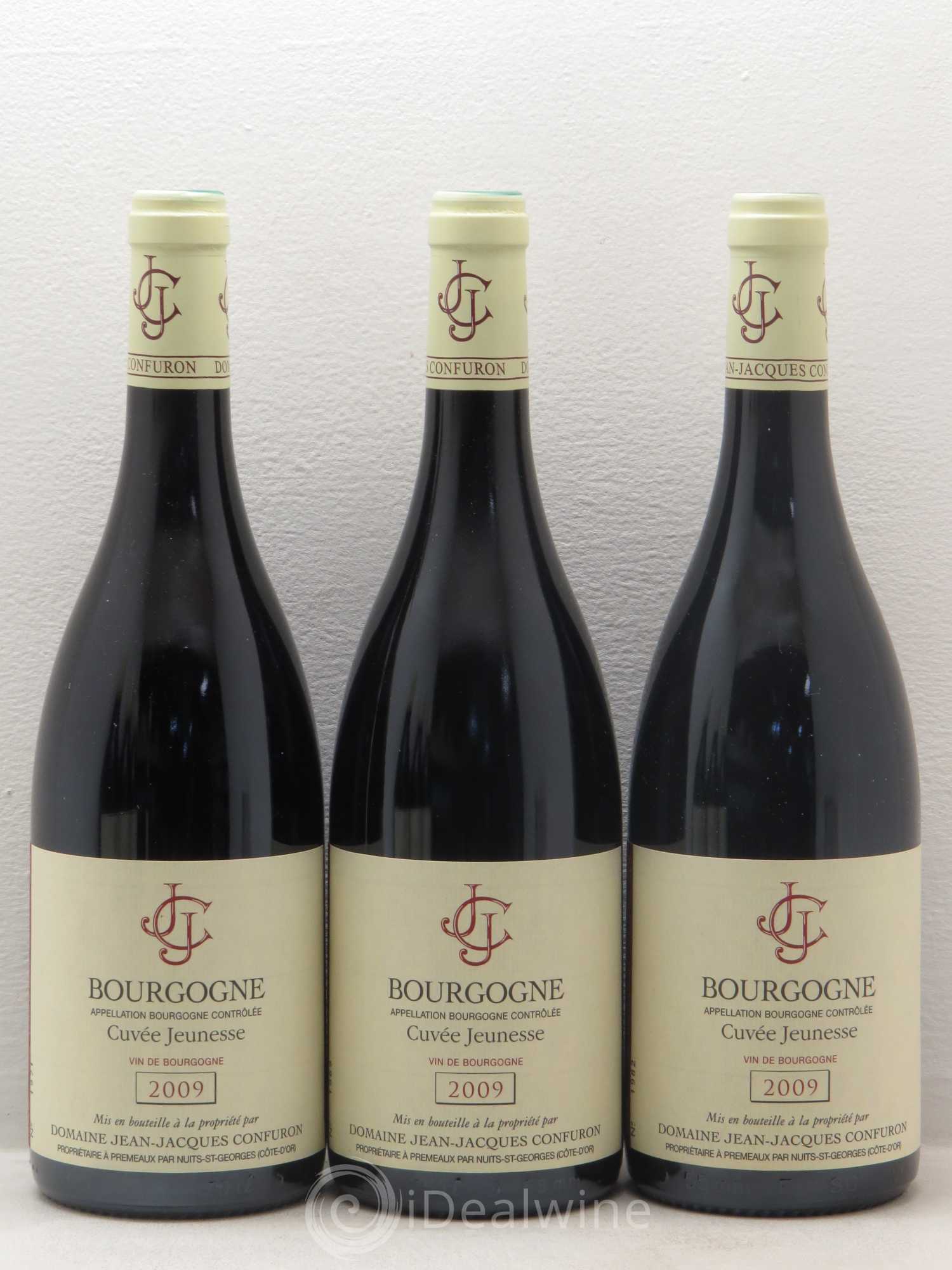 Bourgogne Pinot Noir Cuvee Jeunesse Domaine Jean Jacques Confuron 2009 - Posten von 6 Flaschen - 1