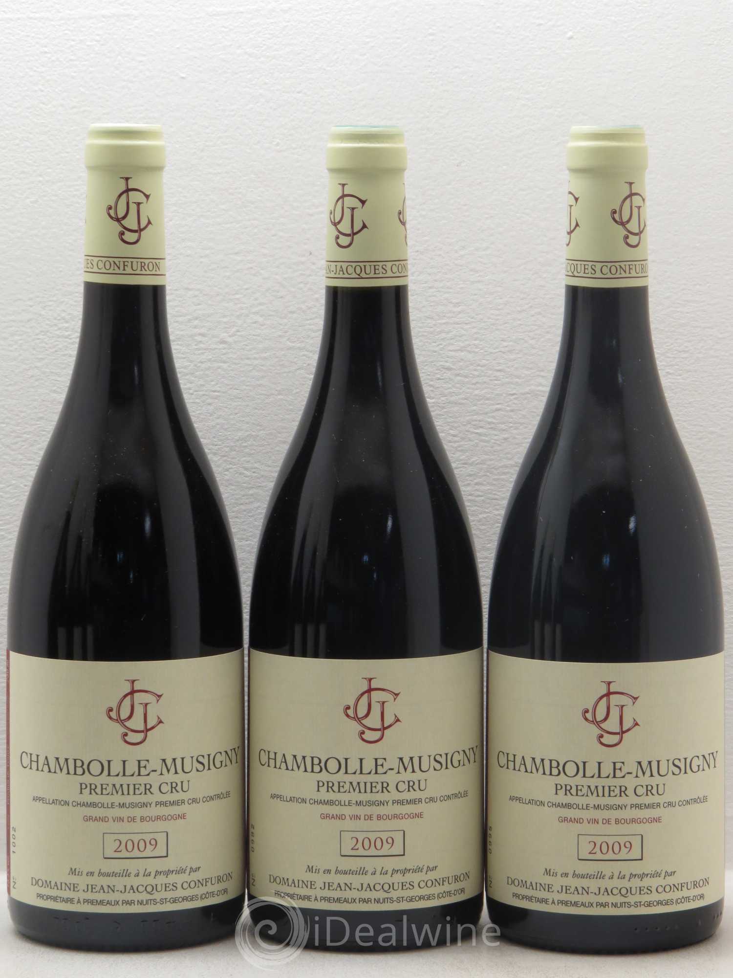 Chambolle-Musigny 1er Cru Domaine Jean-Jacques Confuron 2009 - Lot de 6 bouteilles - 1