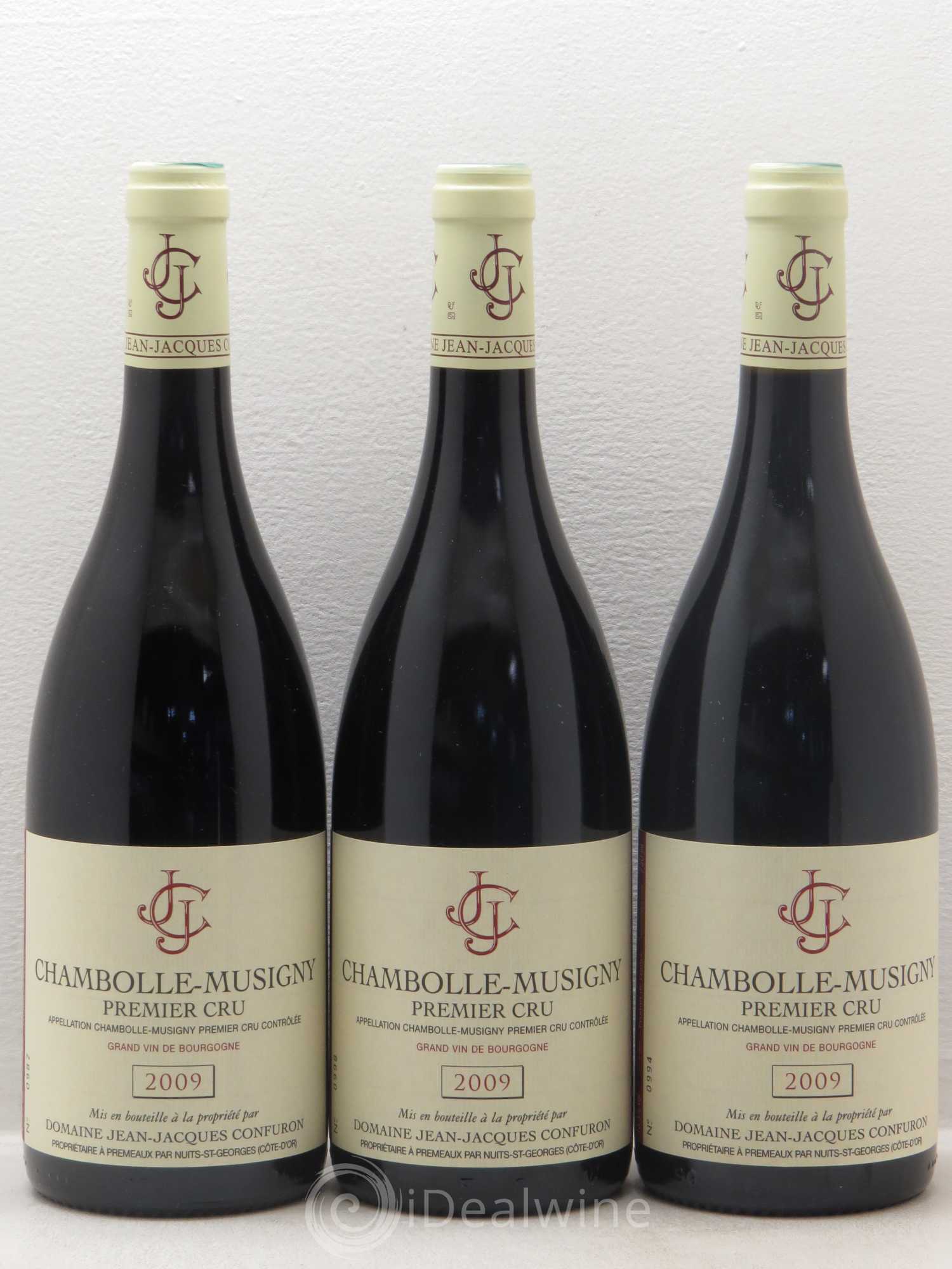 Chambolle-Musigny 1er Cru Domaine Jean-Jacques Confuron 2009 - Lot de 6 bouteilles - 2