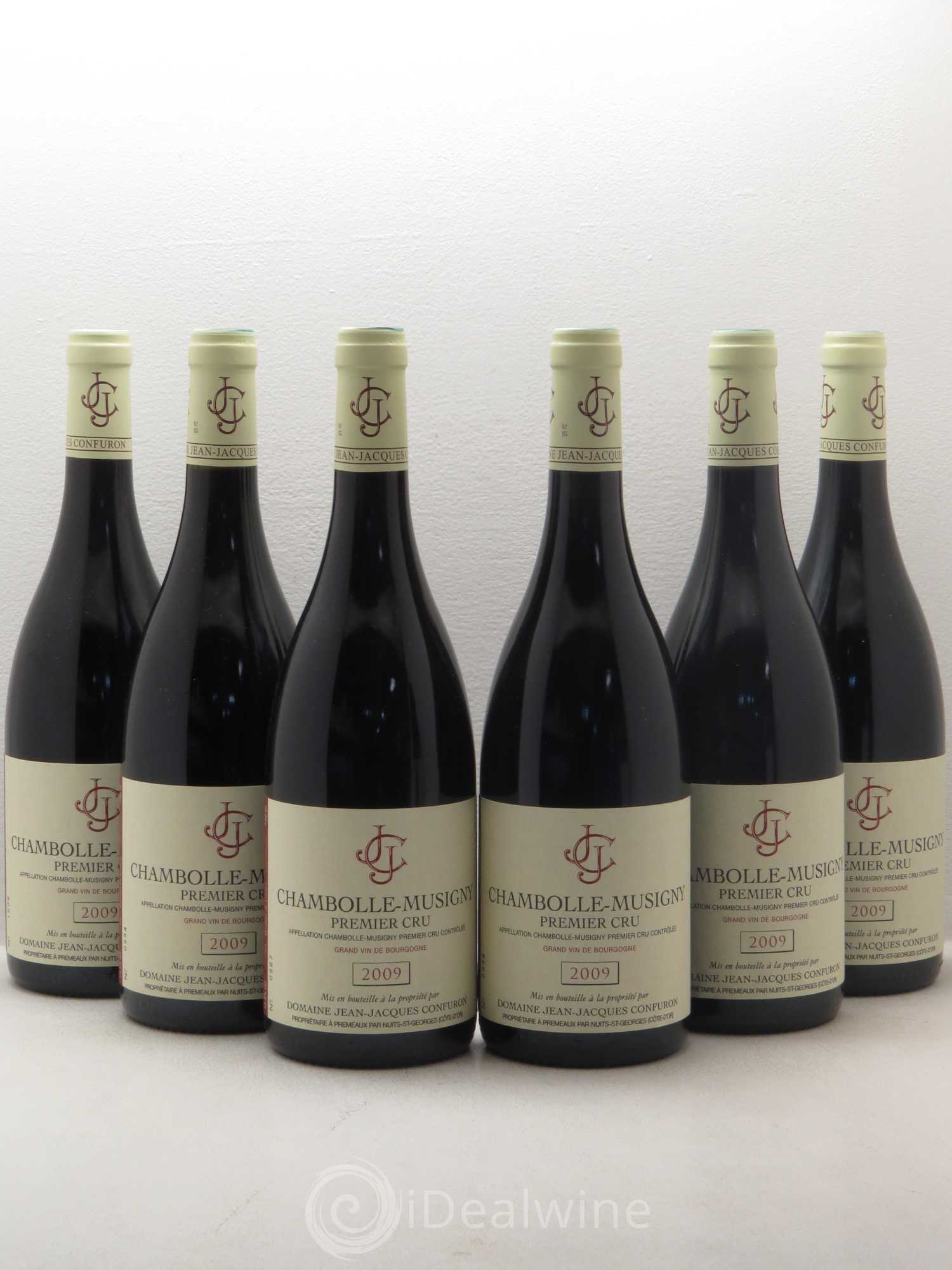 Chambolle-Musigny 1er Cru Domaine Jean-Jacques Confuron 2009 - Lot de 6 bouteilles - 0