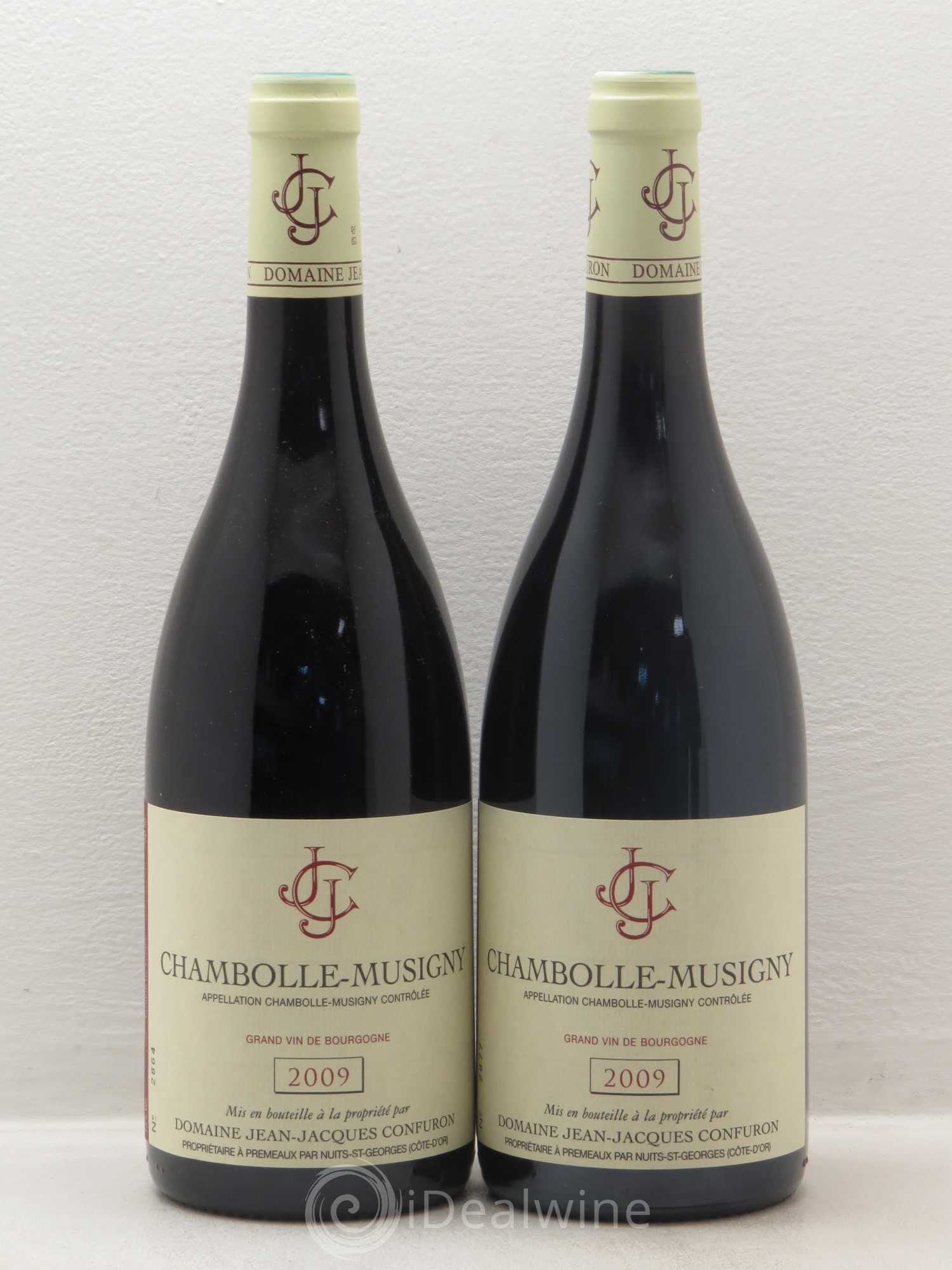 Chambolle-Musigny Domaine Jean-Jacques Confuron 2009 - Posten von 2 Flaschen - 0