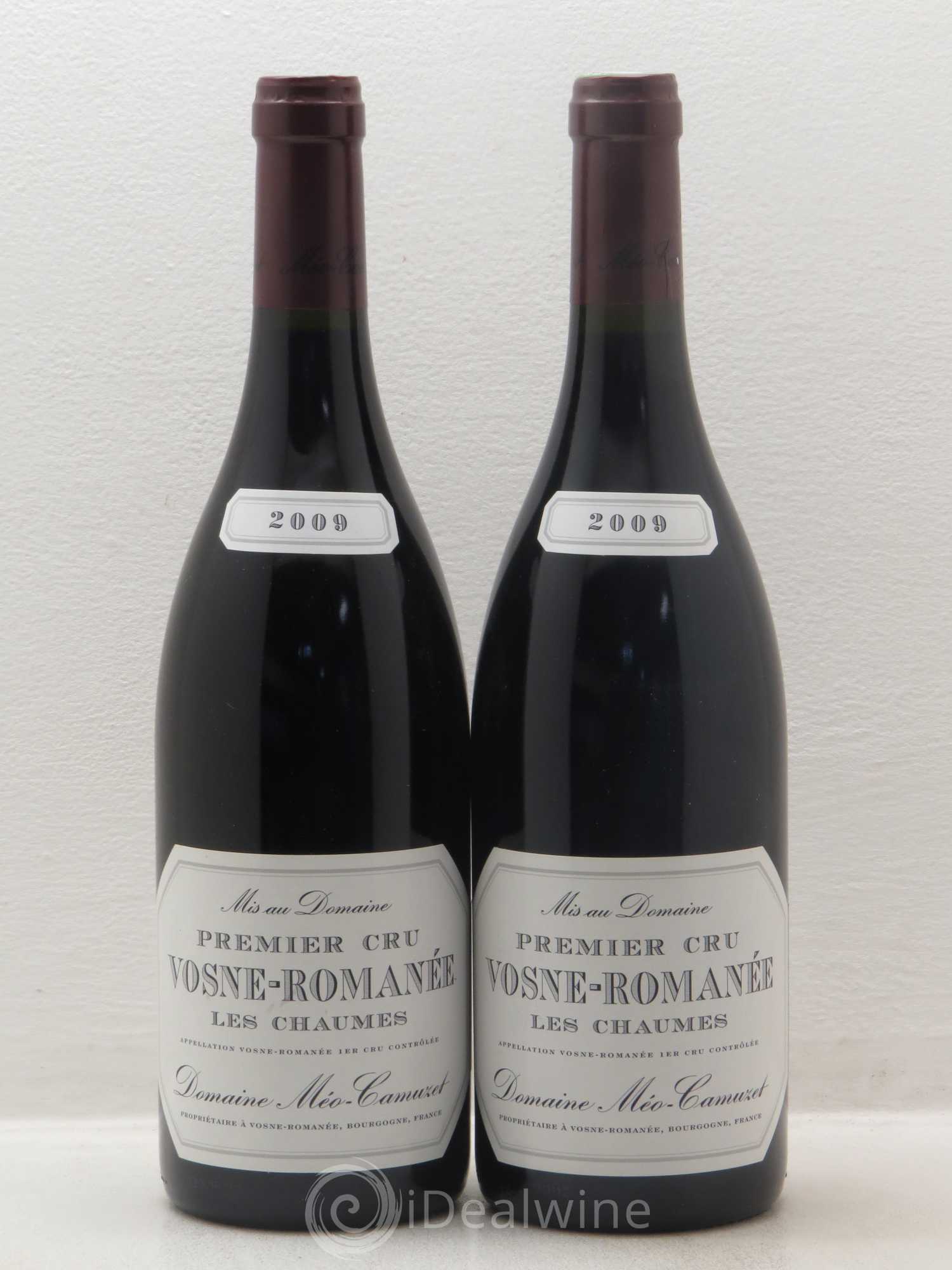 Vosne-Romanée 1er Cru Les Chaumes Méo-Camuzet (Domaine) 2009 - Lot de 2 bouteilles - 0