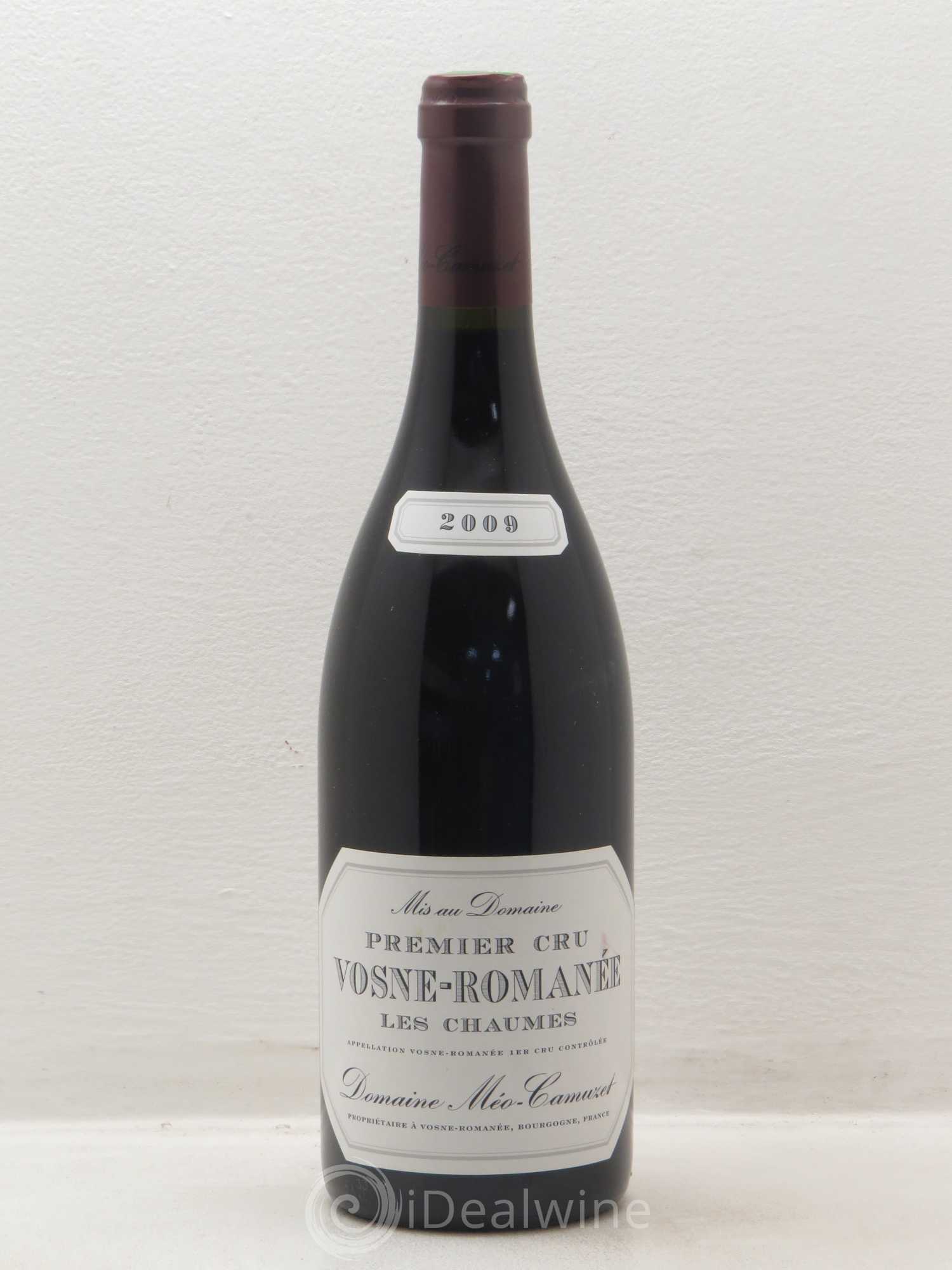 Vosne-Romanée 1er Cru Les Chaumes Méo-Camuzet (Domaine) 2009 - Lot de 1 bouteille - 0