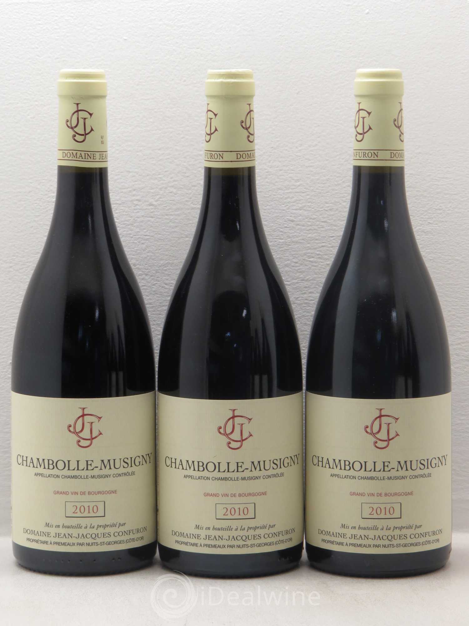 Chambolle-Musigny Domaine Jean Jacques Confuron 2010 - Posten von 6 Flaschen - 2