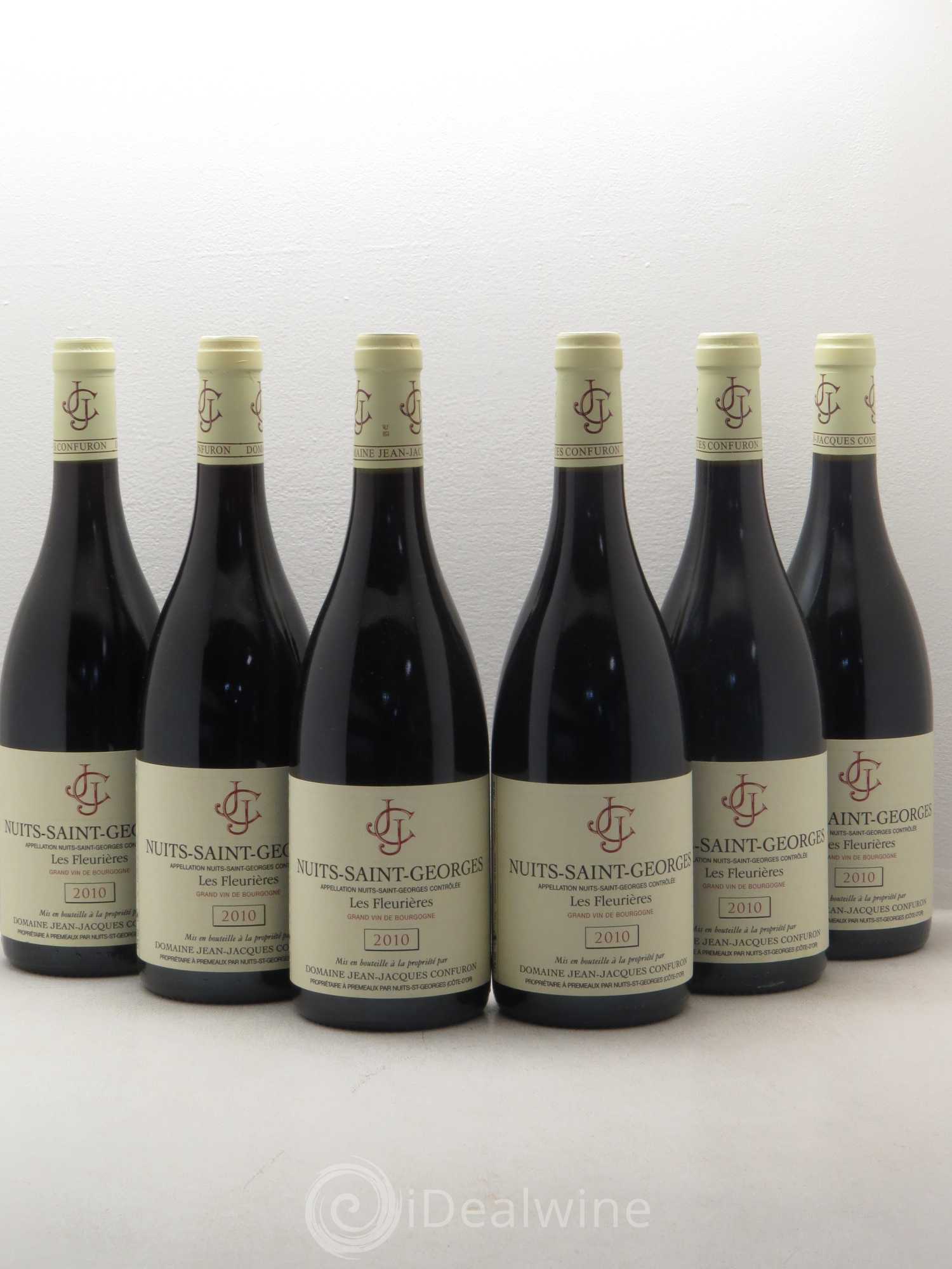 Nuits-Saint-Georges Les Fleurieres Domaine Jean Jacques Confuron 2010 - Posten von 6 Flaschen - 0