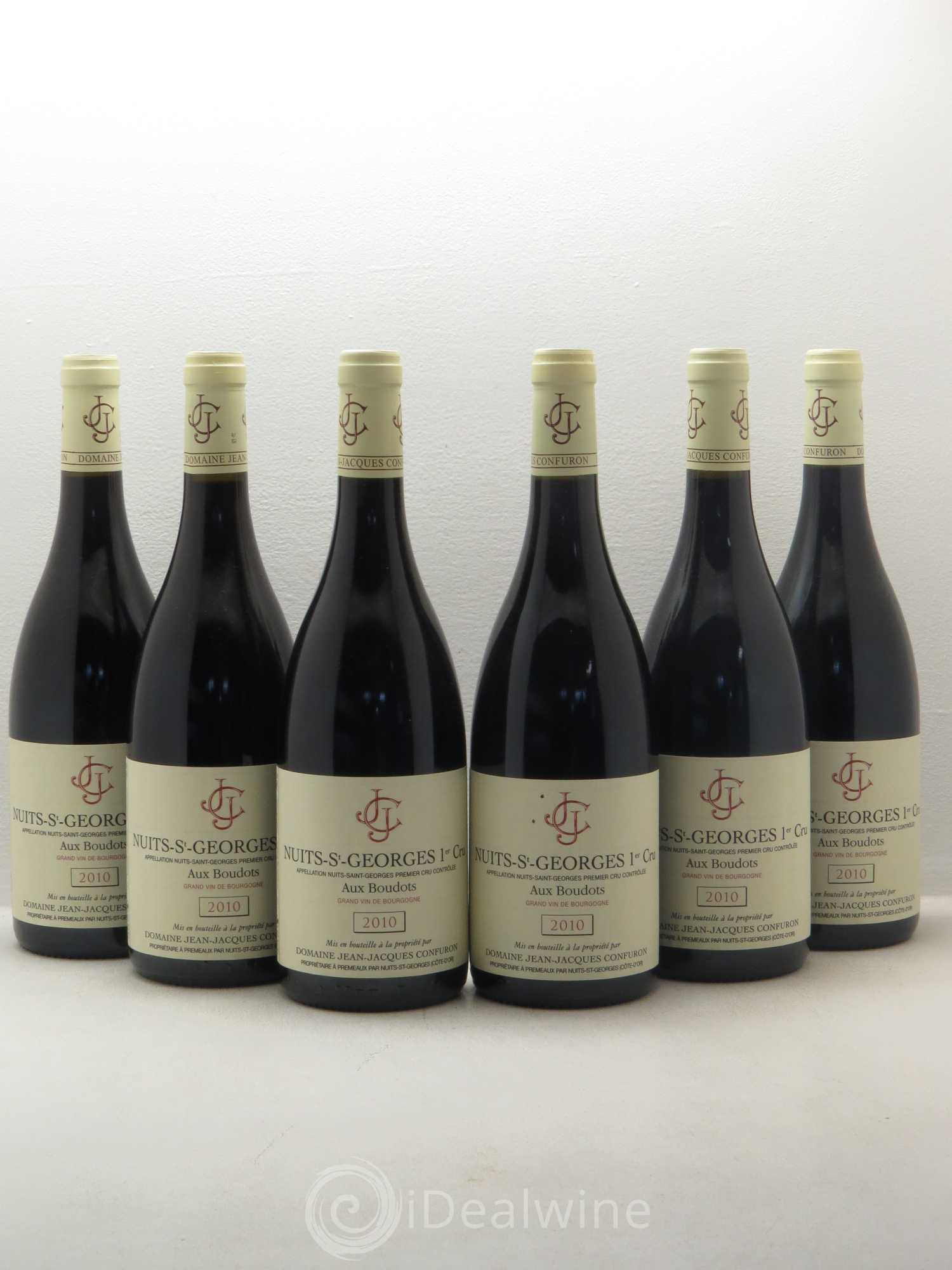 Nuits-Saint-Georges 1er Cru Aux Boudots Jean-Jacques Confuron 2010 - Lot de 6 bouteilles - 0