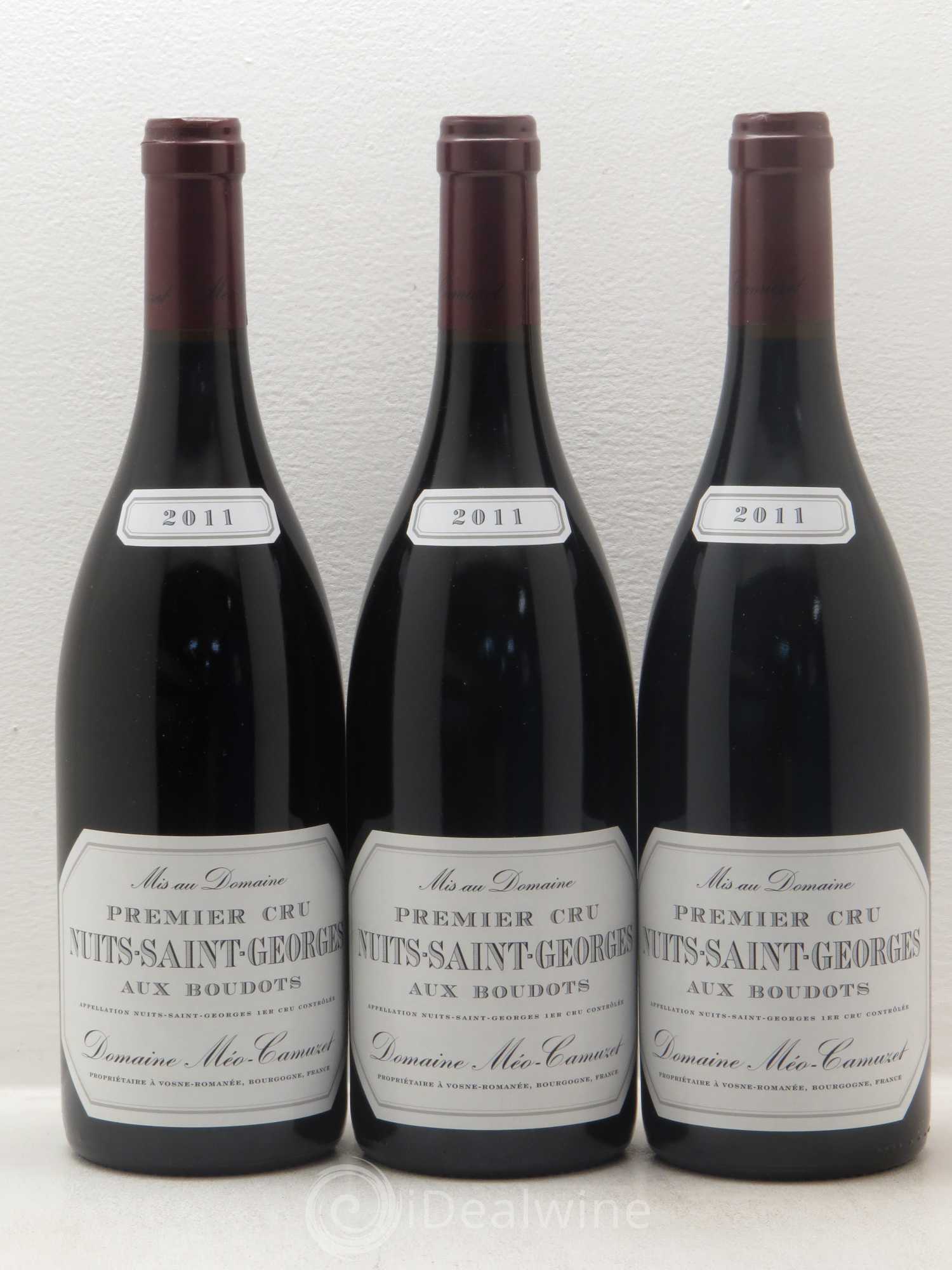 Nuits-Saint-Georges 1er Cru Aux Boudots Méo-Camuzet (Domaine) 2011 - Lot de 3 bouteilles - 0