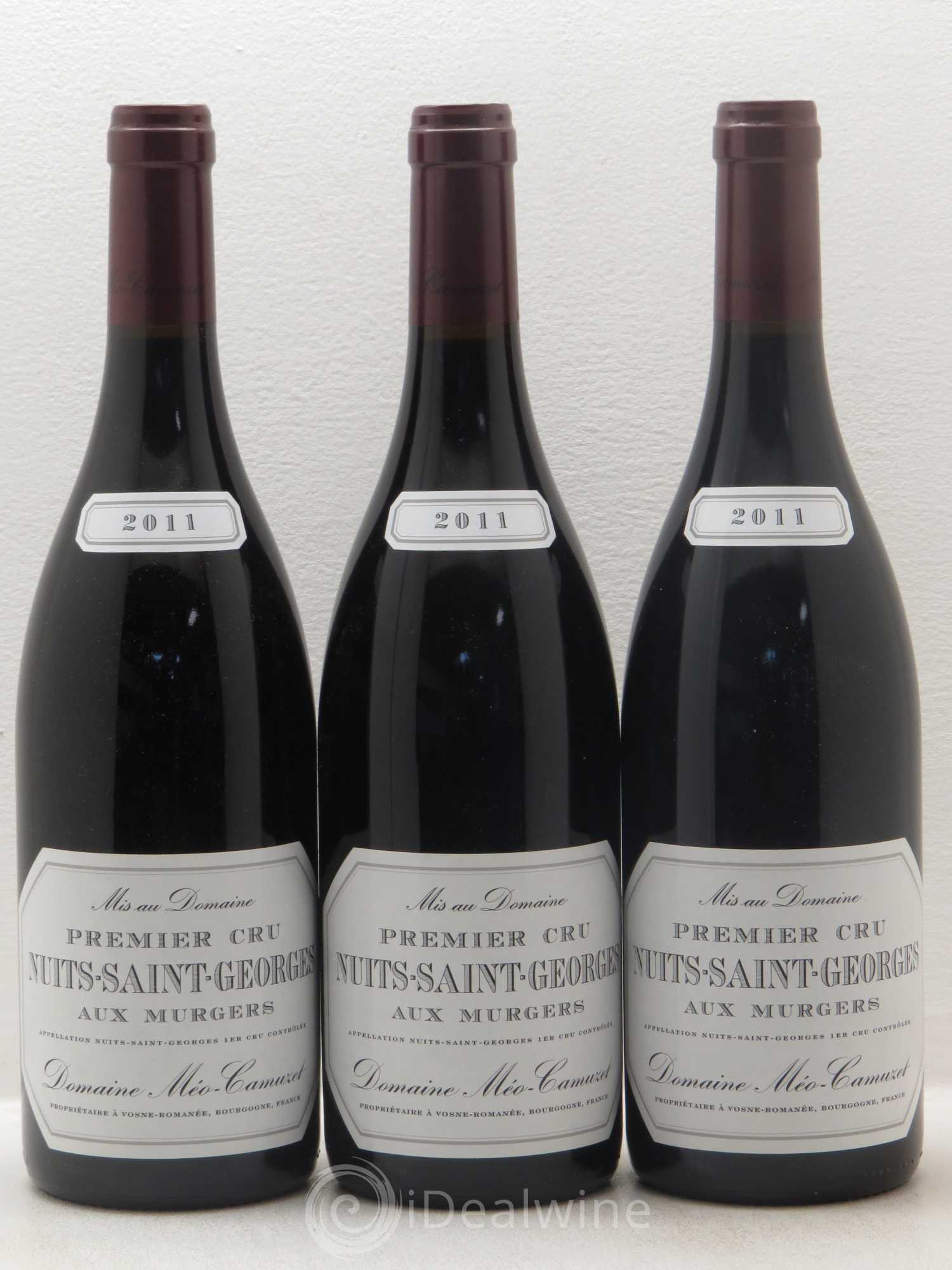 Nuits-Saint-Georges 1er Cru Aux Murgers Méo-Camuzet (Domaine) 2011 - Lot de 3 bouteilles - 0