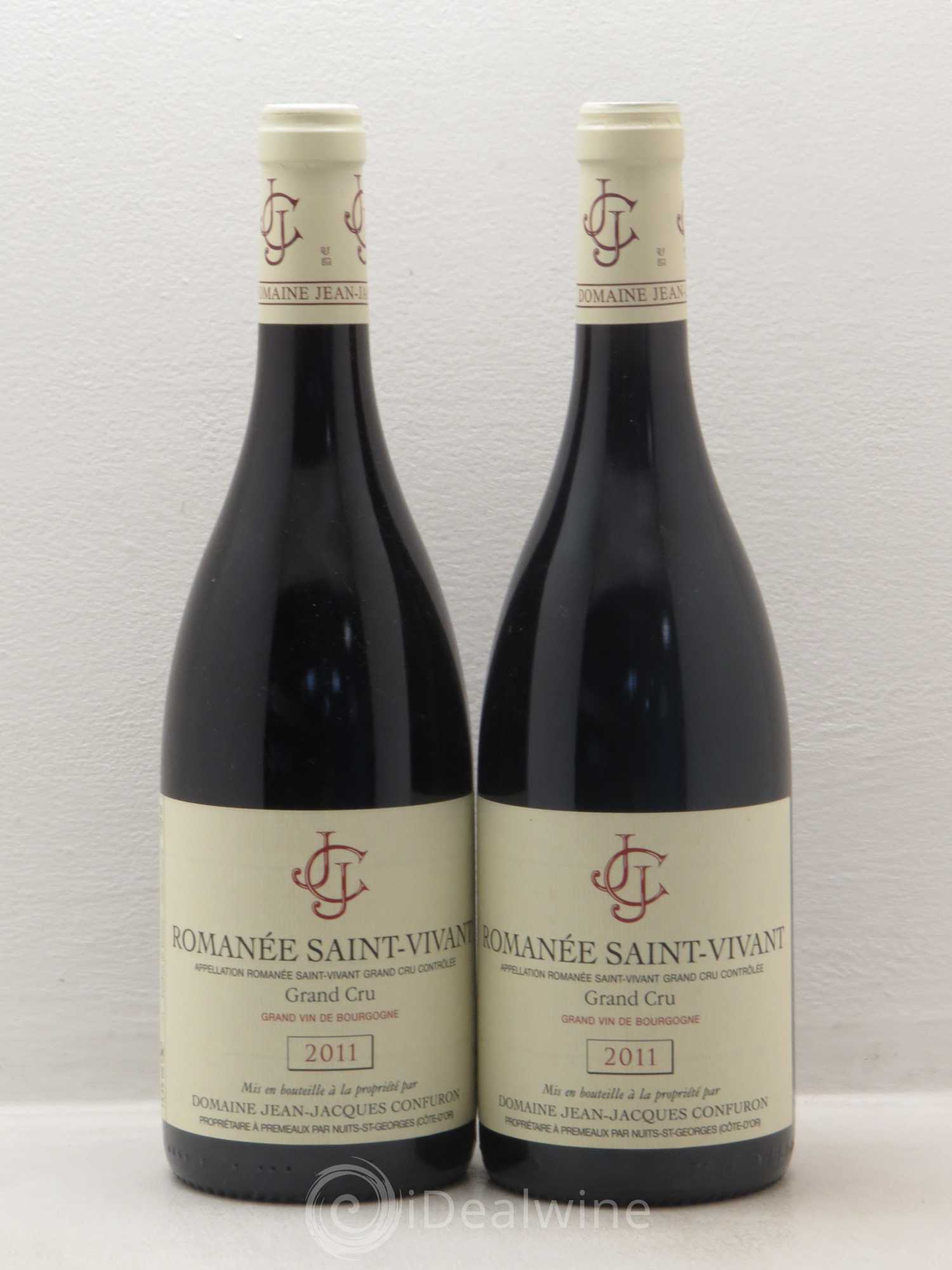 Romanée-Saint-Vivant Grand Cru Jean-Jacques Confuron 2011 - Lot de 2 bouteilles - 0