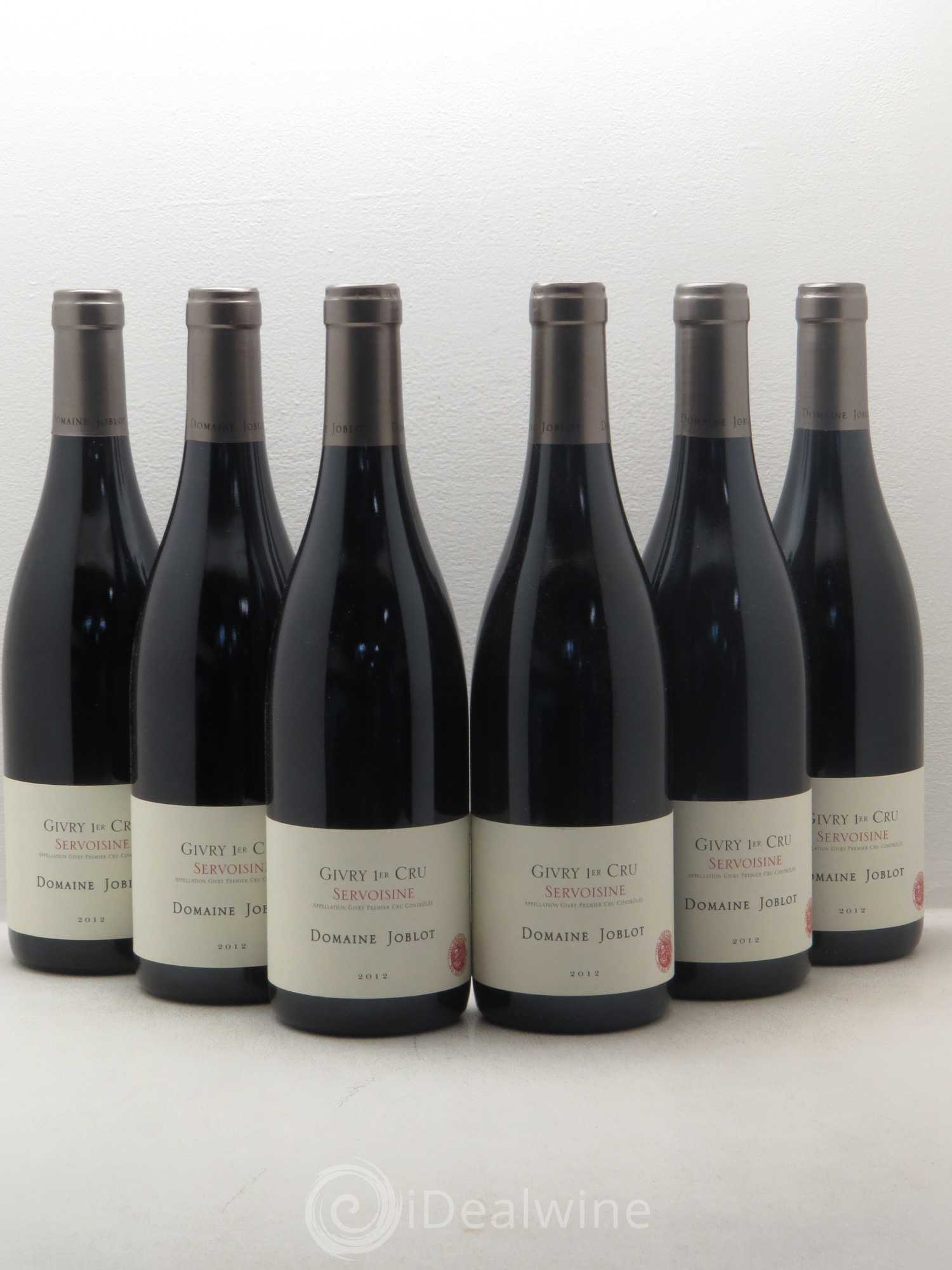 Givry 1er Cru Servoisine Joblot (Domaine) 2012 - Lot de 6 bouteilles - 0