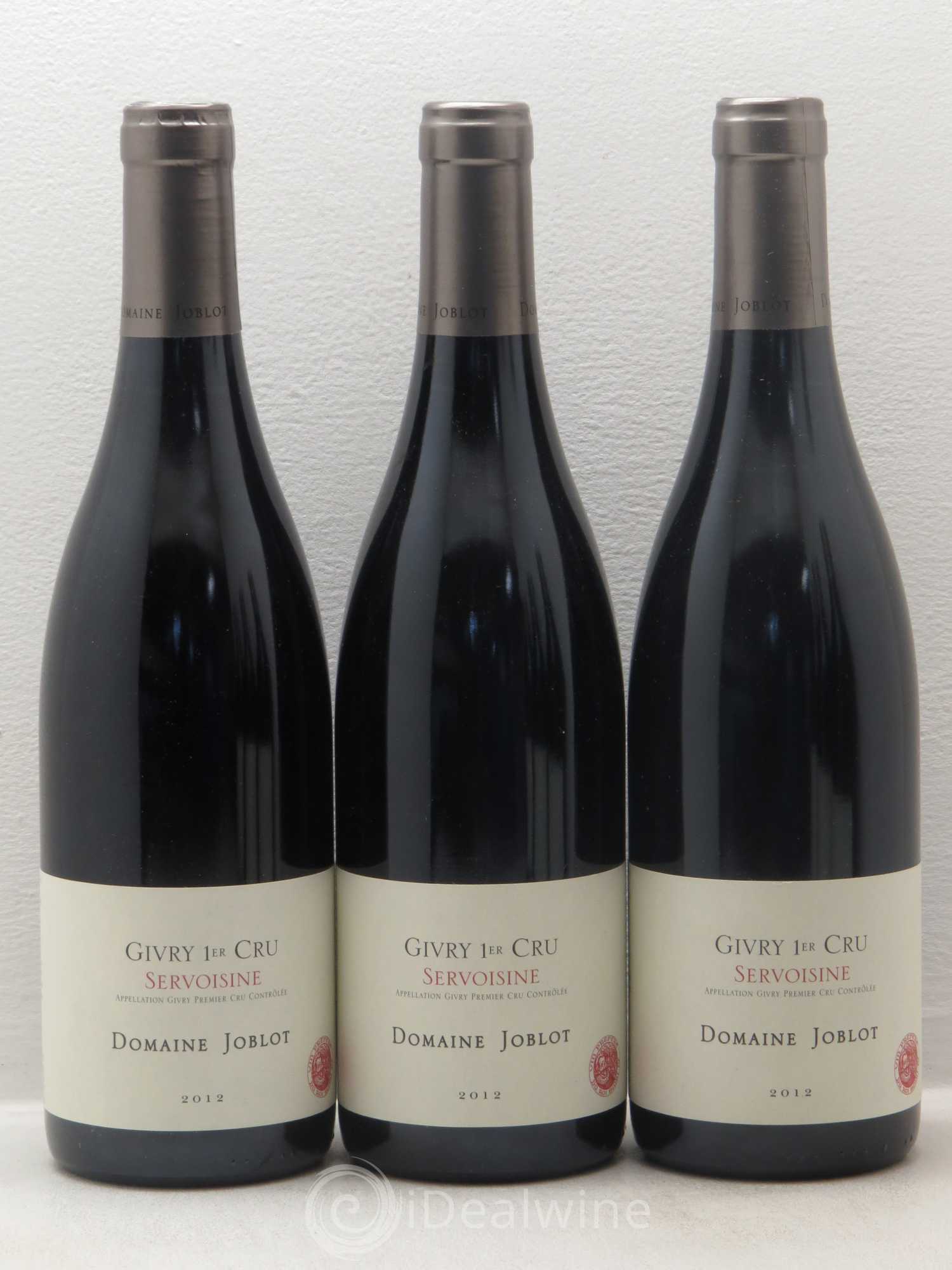 Givry 1er Cru Servoisine Joblot (Domaine) 2012 - Lot de 6 bouteilles - 1