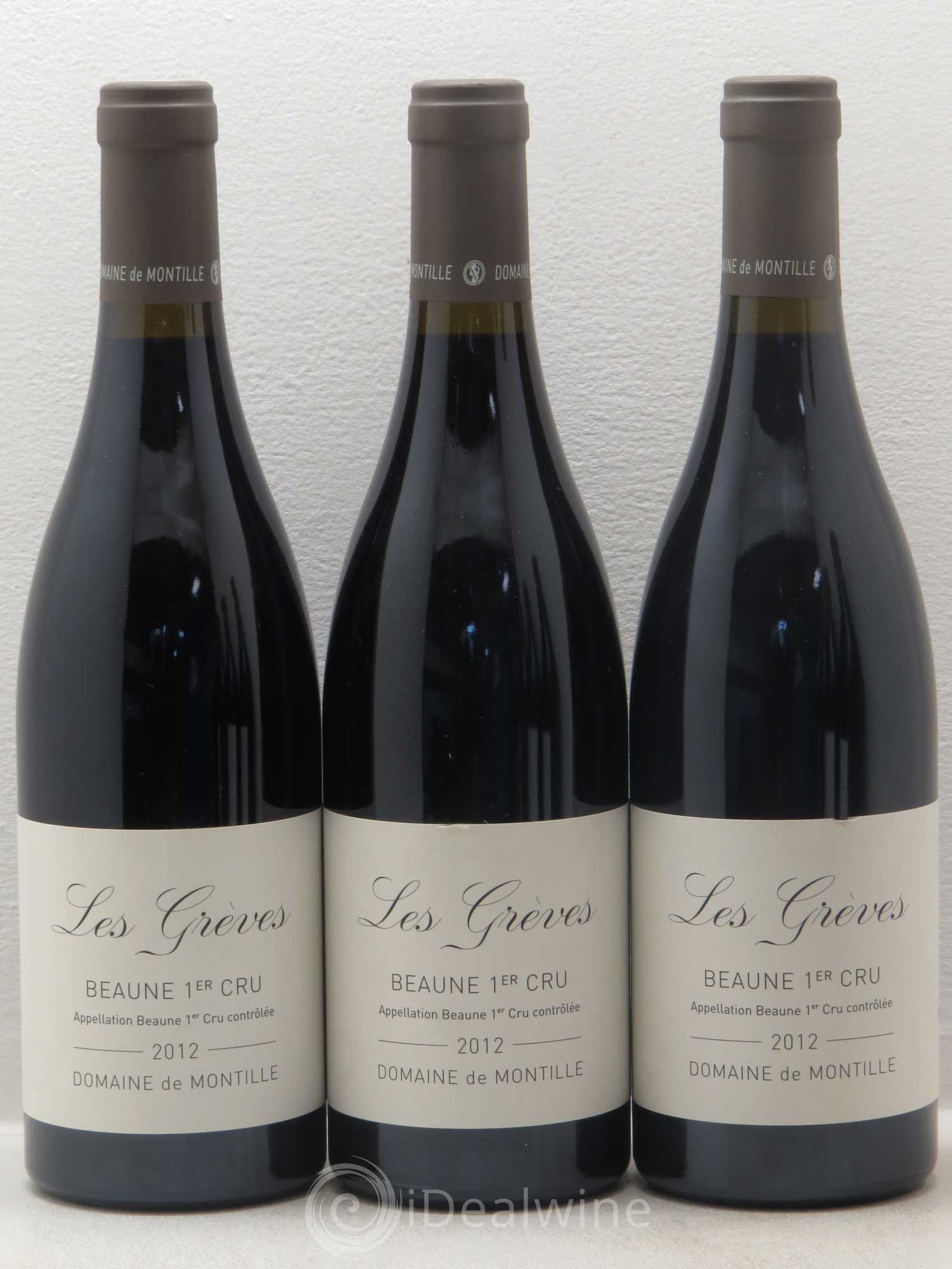 Beaune 1er Cru Les Grèves De Montille (Domaine) 2012 - Lot de 6 bouteilles - 1