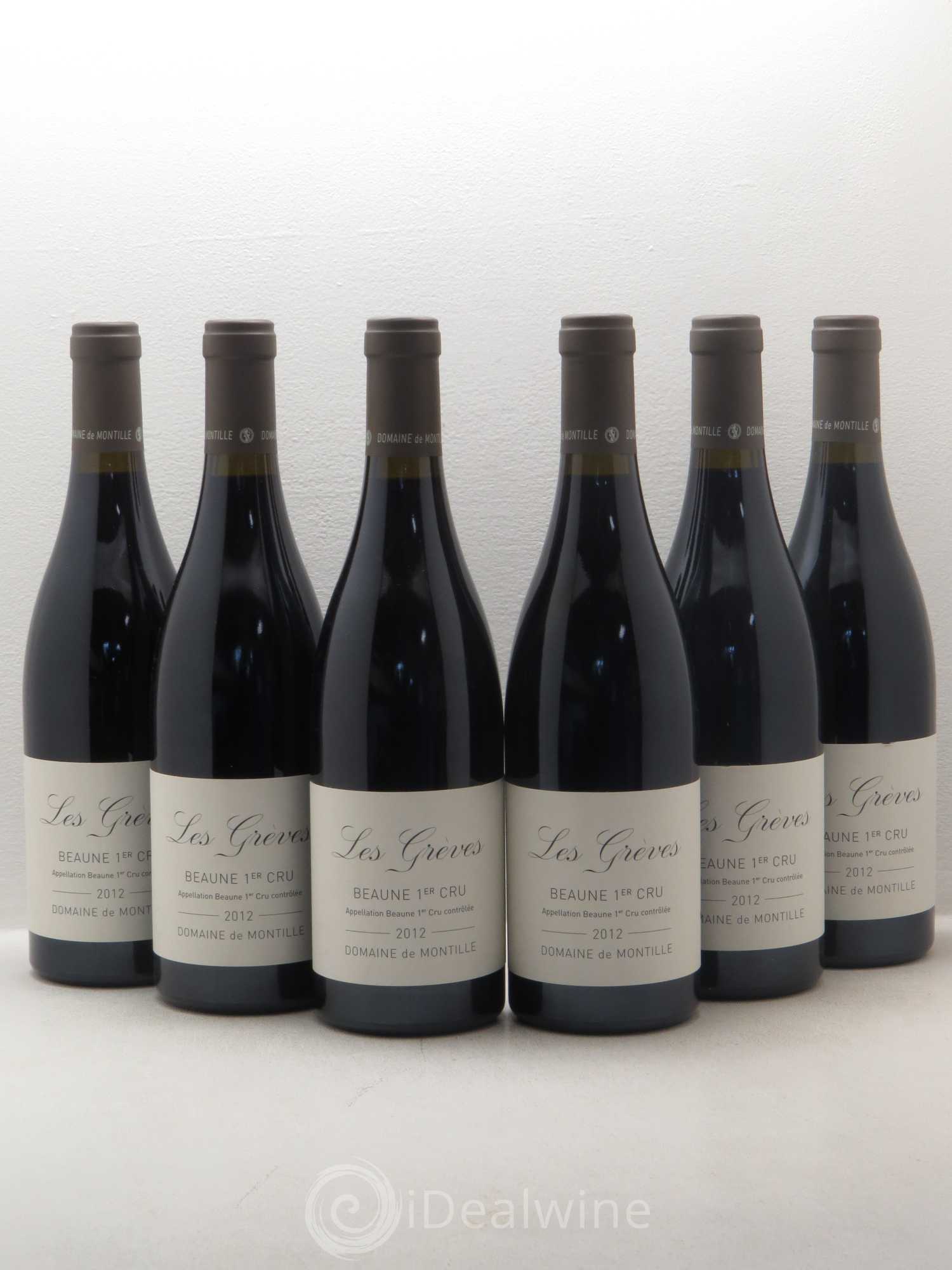 Beaune 1er Cru Les Grèves De Montille (Domaine) 2012 - Lot de 6 bouteilles - 0