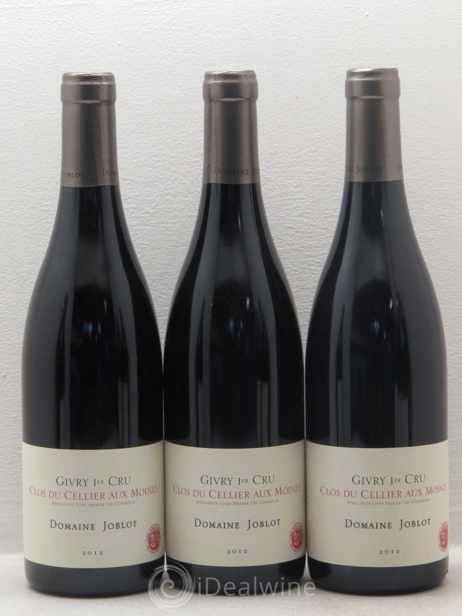 Givry 1er Cru Clos du Cellier aux Moines Joblot (Domaine) 2012 - Lot de 6 bouteilles - 1