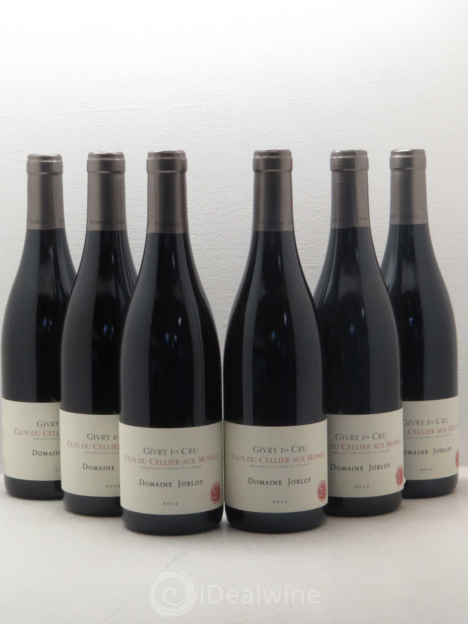 Givry 1er Cru Clos du Cellier aux Moines Joblot (Domaine) 2012 - Lot de 6 bouteilles - 0