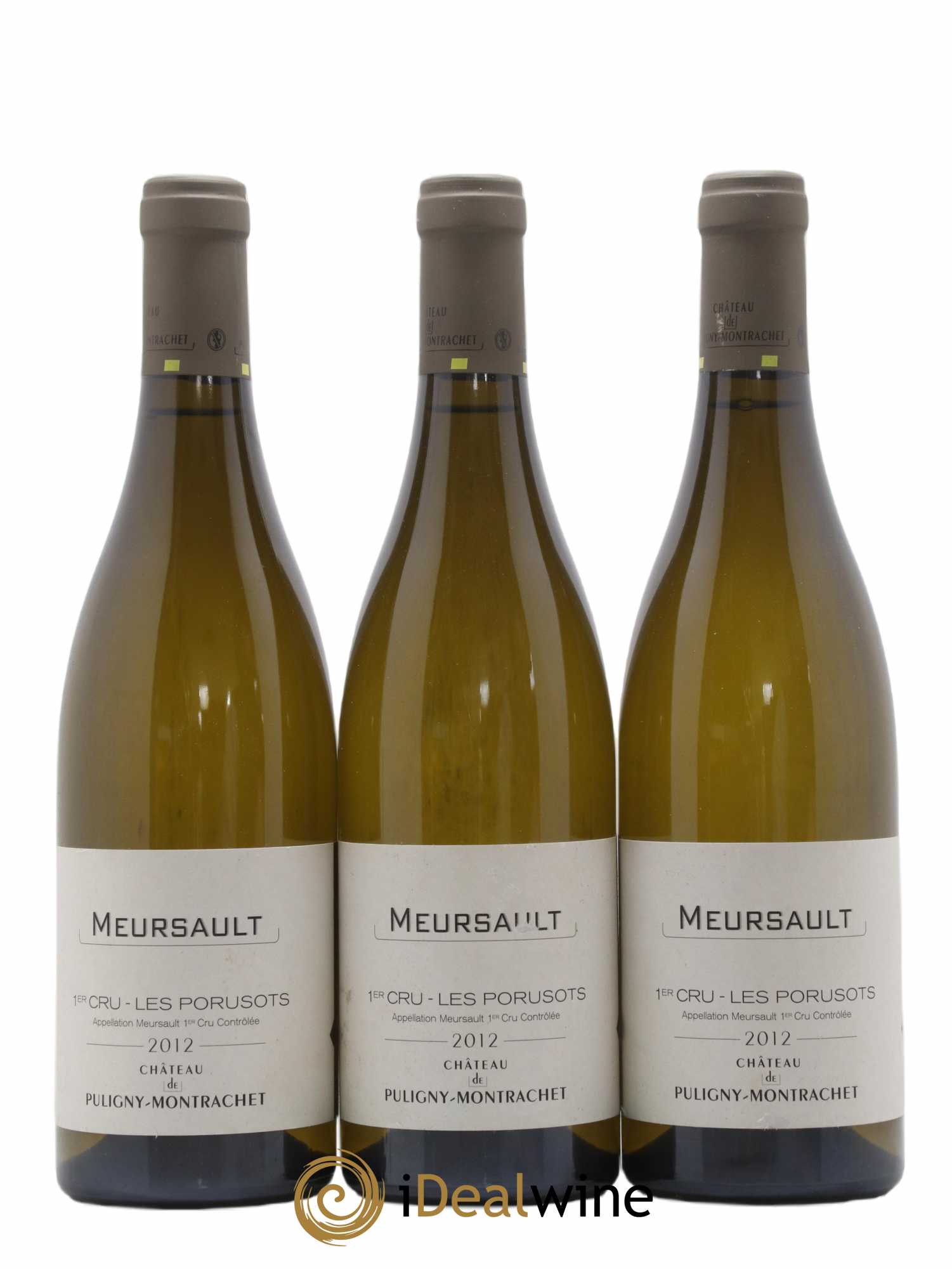 Meursault 1er Cru Porusots Château De Puligny Montrachet 2012 - Lot de 6 bouteilles - 1