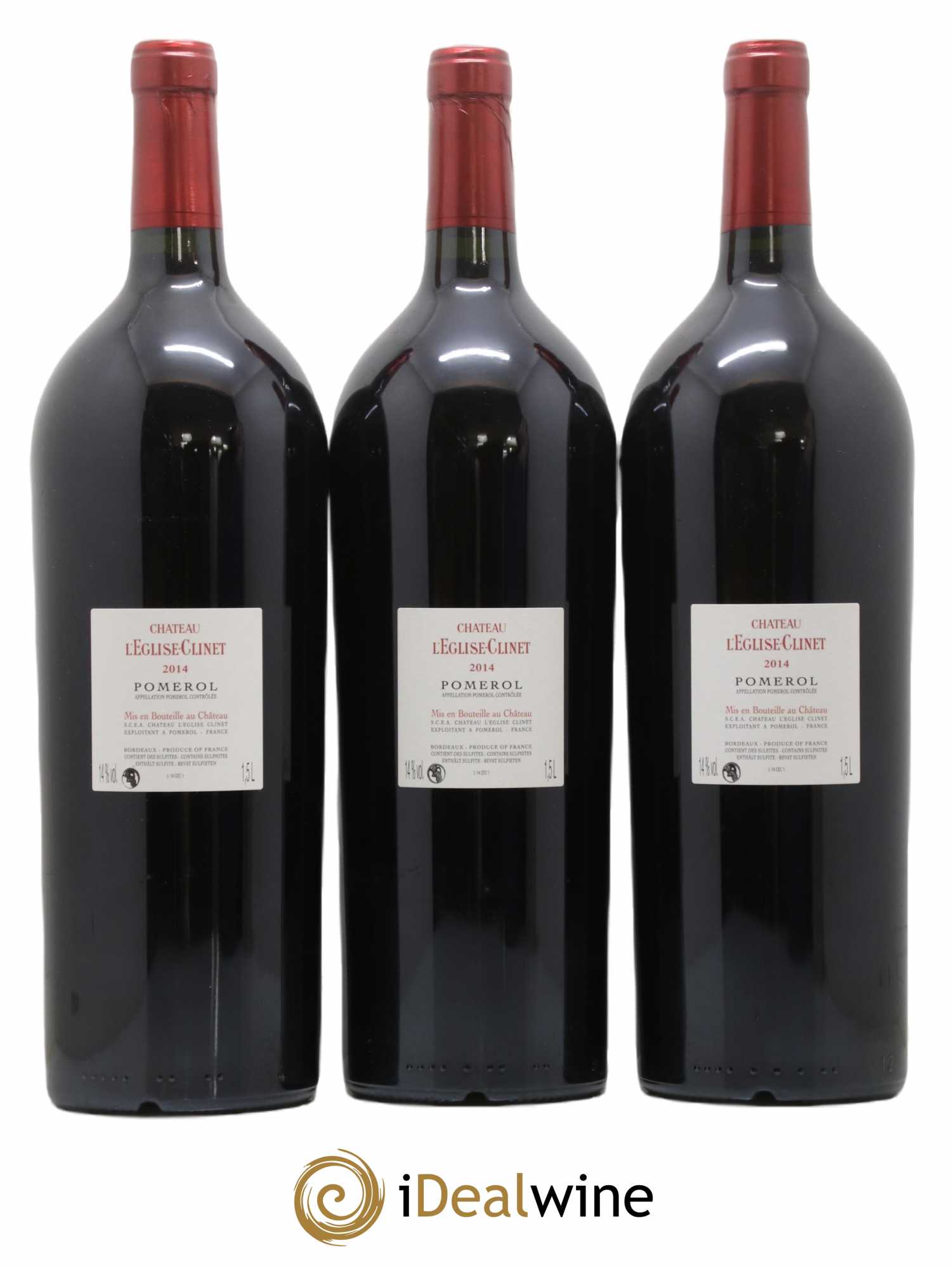 Château l' Église Clinet 2014 - Lot de 3 magnums - 1