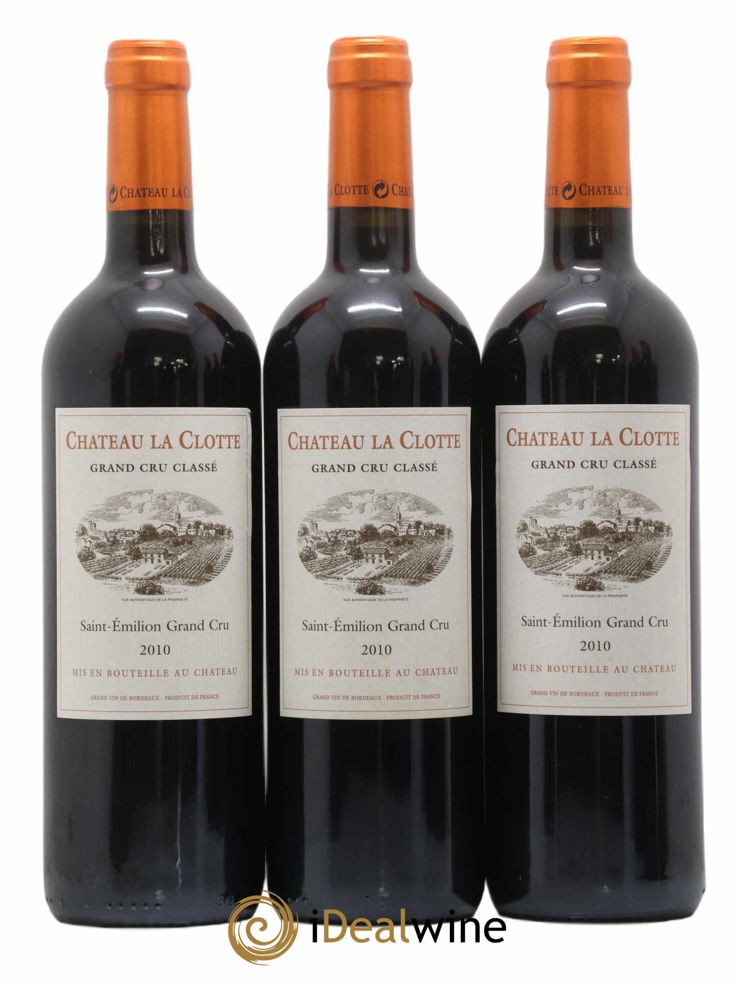 Château la Clotte 2010 - Lot de 6 bouteilles - 1