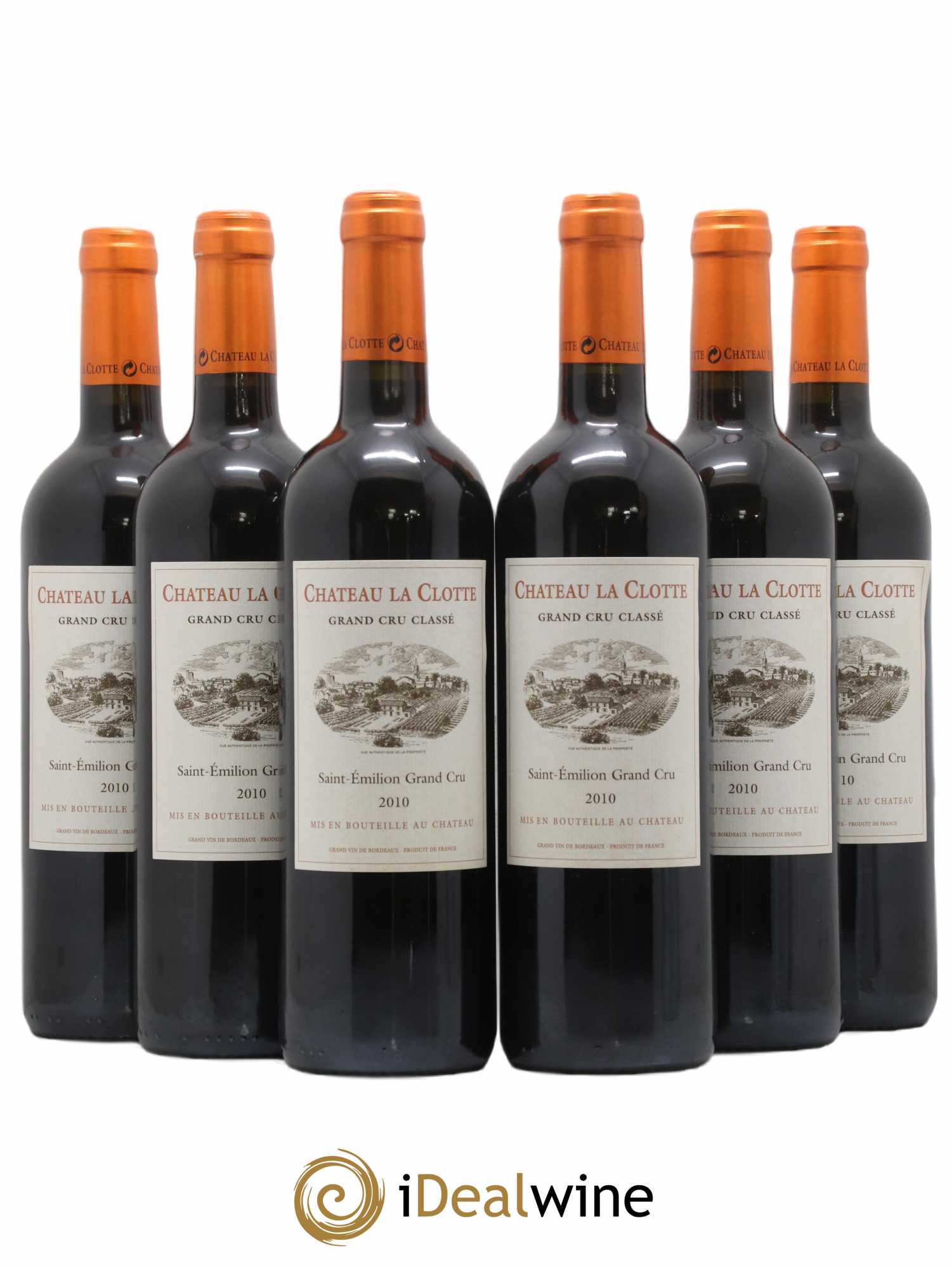 Château la Clotte 2010 - Lot de 6 bouteilles - 0