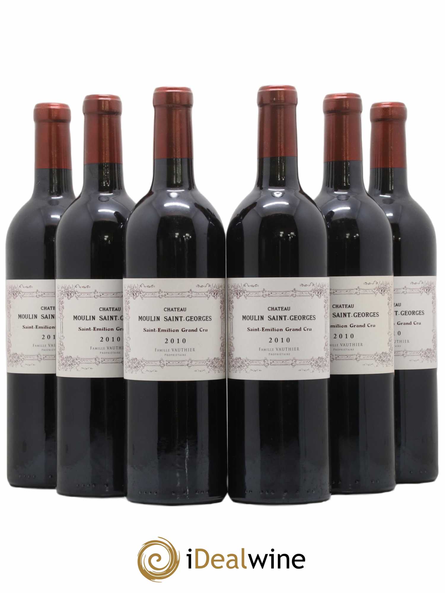 Château Moulin Saint Georges 2010 - Lot de 6 bouteilles - 0