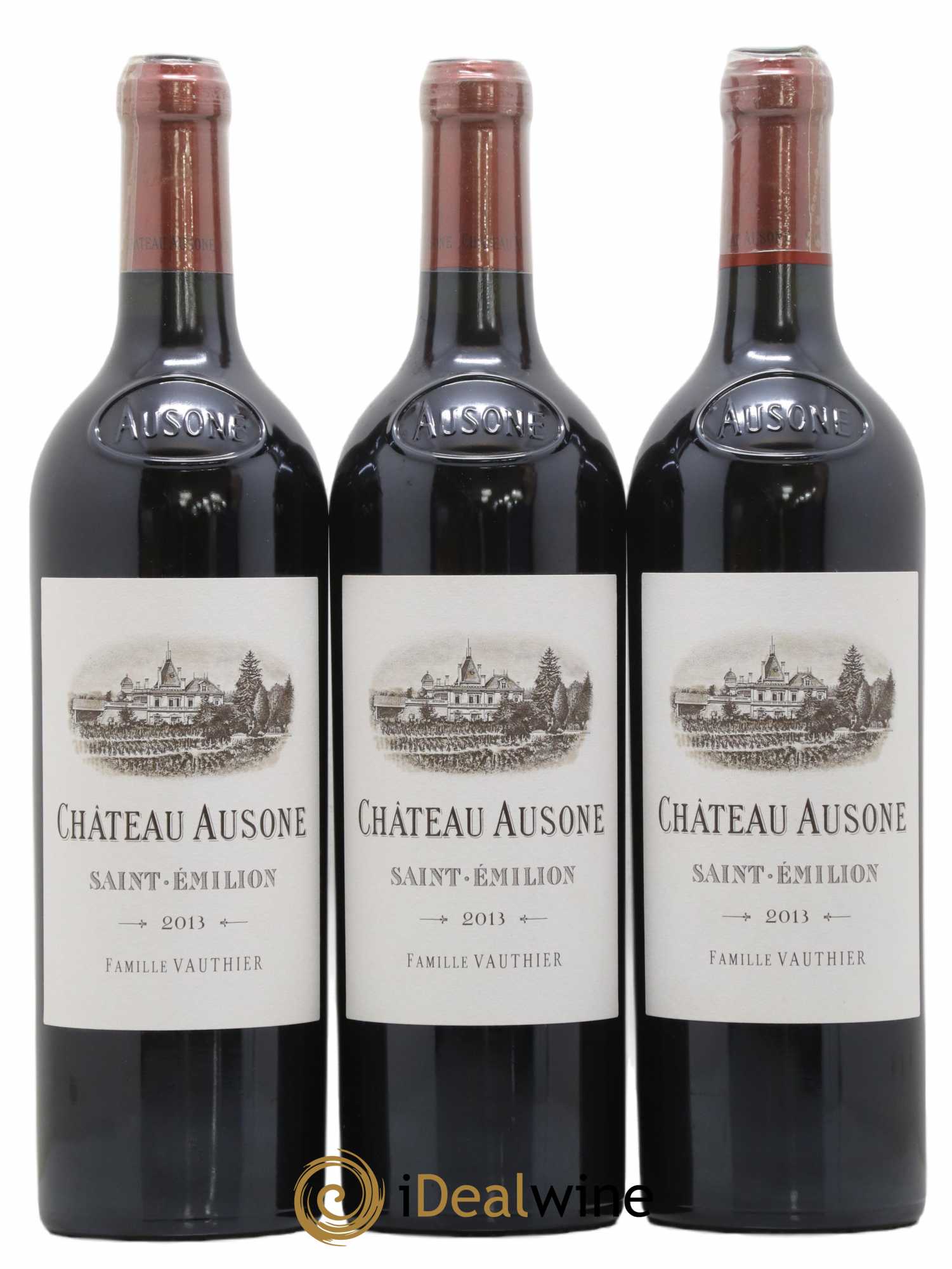 Château Ausone 1er Grand Cru Classé A 2013 - Lot de 3 bouteilles - 0