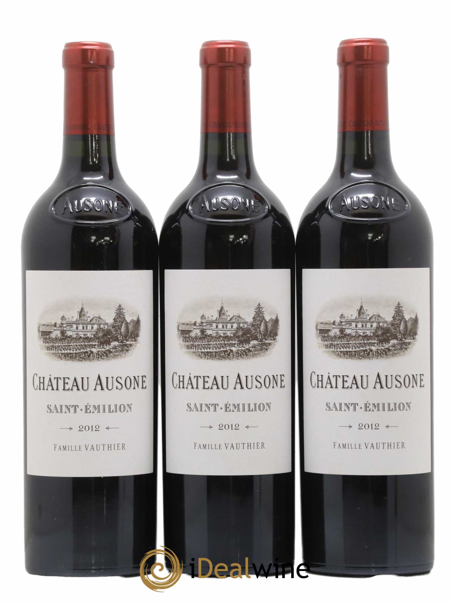 Château Ausone 1er Grand Cru Classé A 2012 - Lot de 3 bouteilles - 0