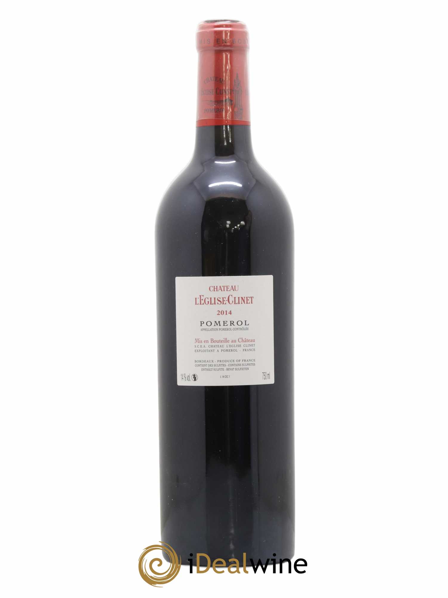 Château l' Église Clinet 2014 - Lot de 1 bouteille - 1