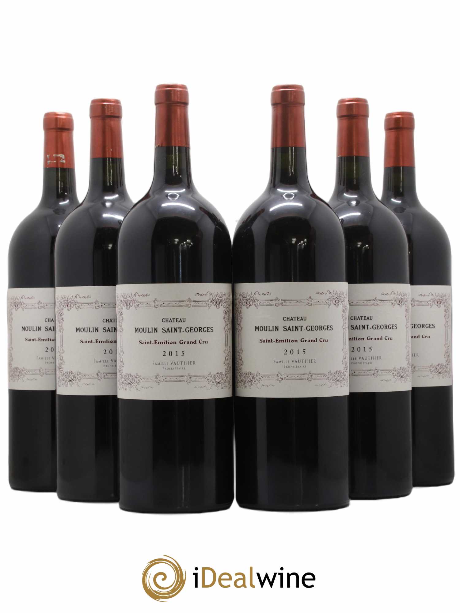 Château Moulin Saint Georges 2015 - Lot de 6 magnums - 0
