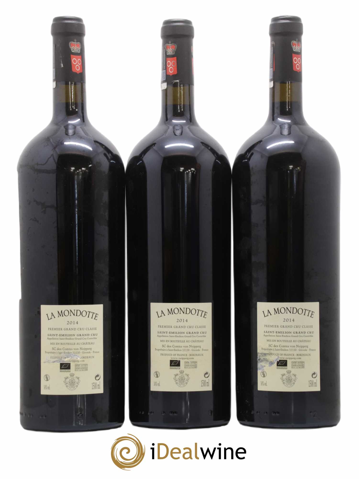 La Mondotte 1er Grand Cru Classé B depuis 2012 2014 - Lot de 3 magnums - 1