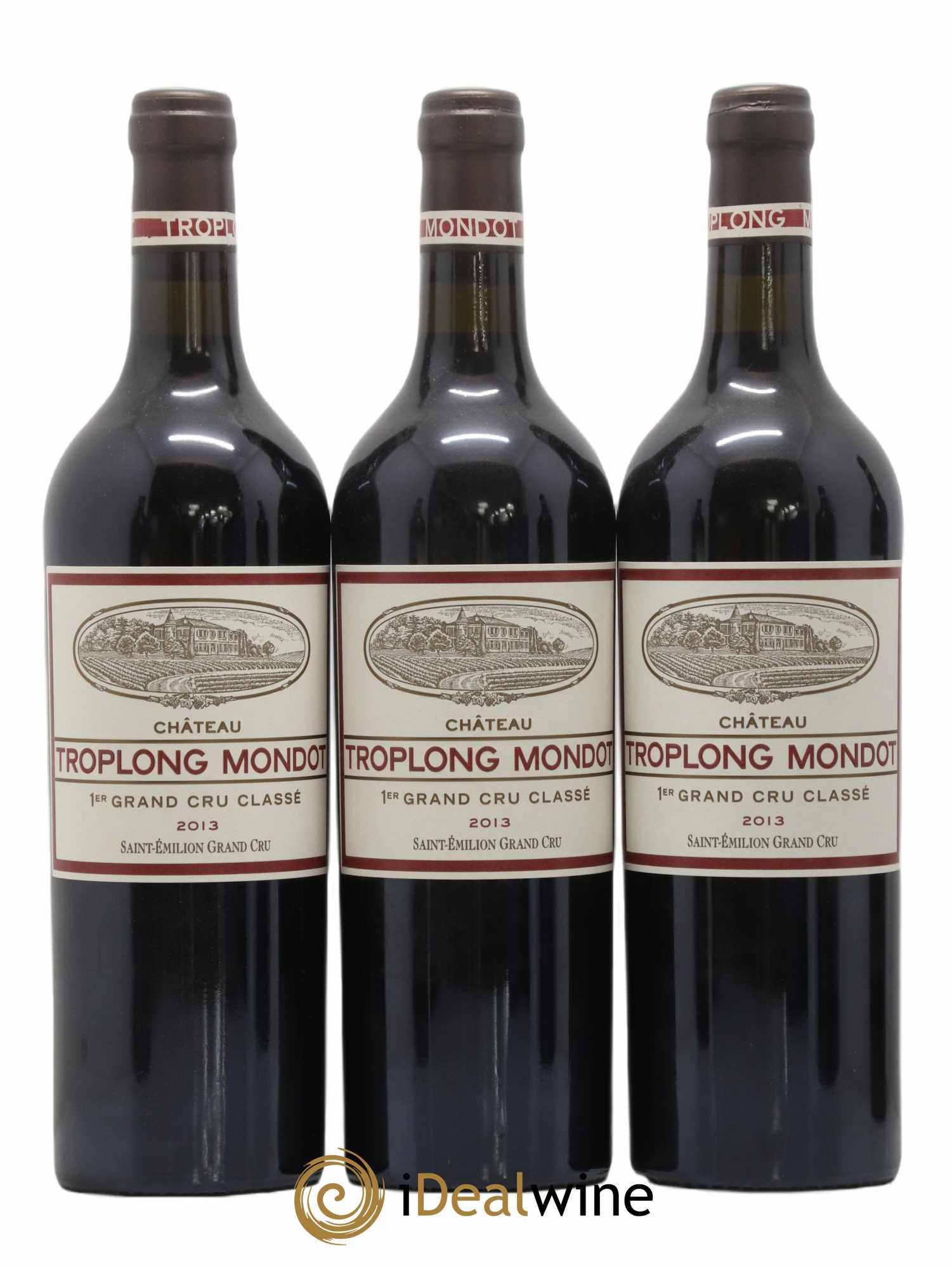 Château Troplong Mondot 1er Grand Cru Classé B 2013 - Lot de 6 bouteilles - 1