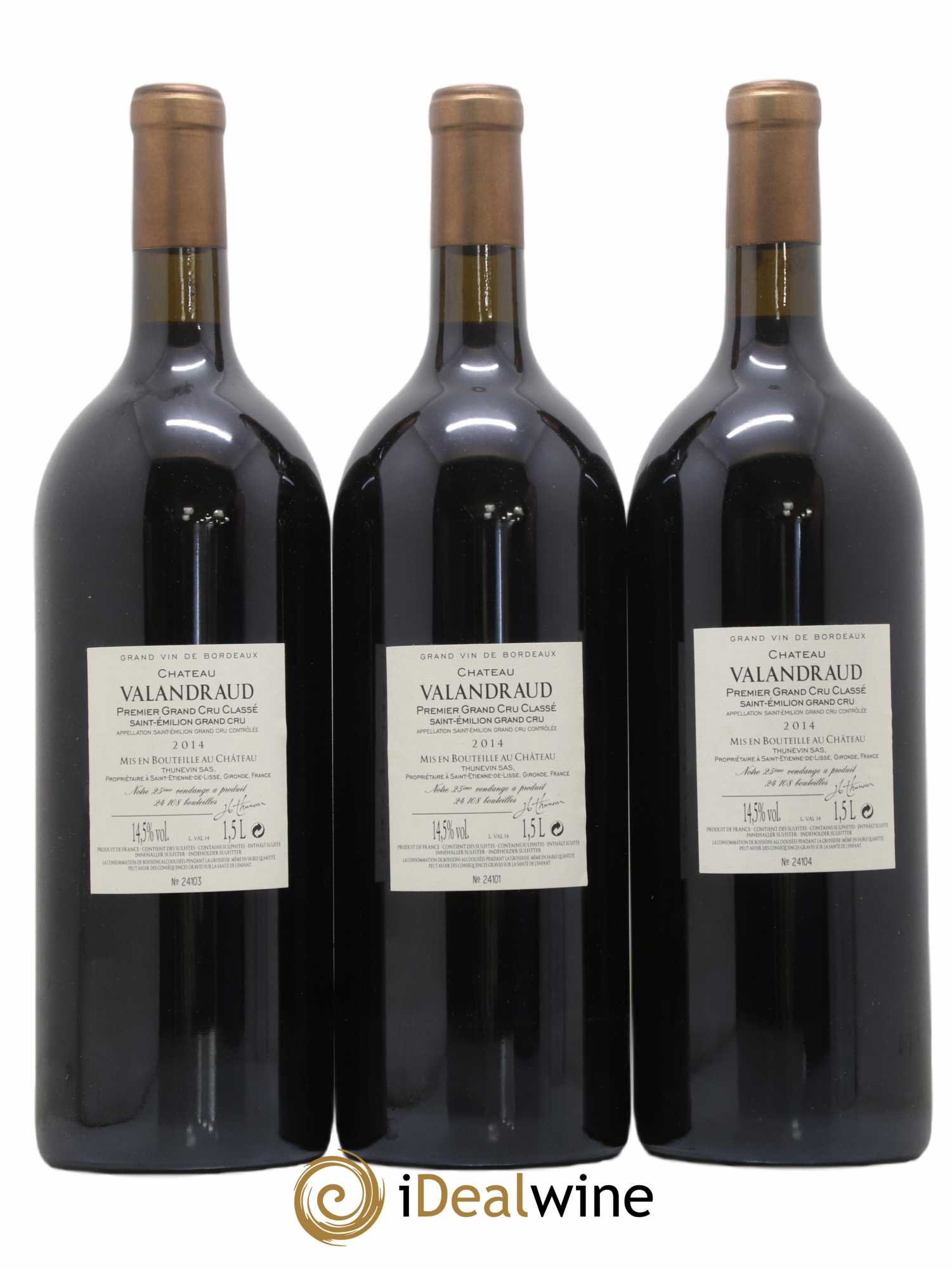 Château de Valandraud 2014 - Posten von 3 Magnum - 1