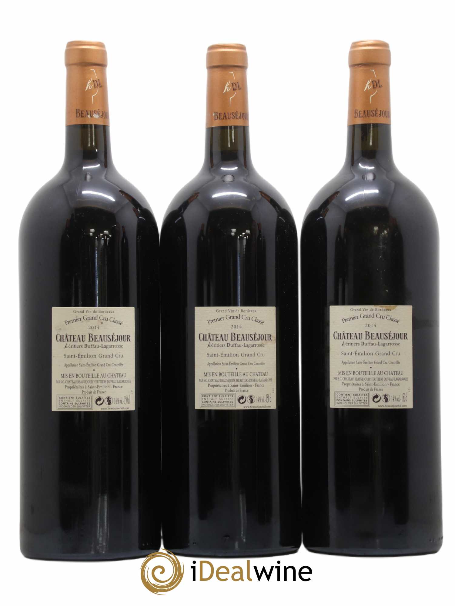 Château Beauséjour (Duffau-Lagarrosse) 1er Grand Cru Classé B 2014 - Posten von 6 Magnum - 2