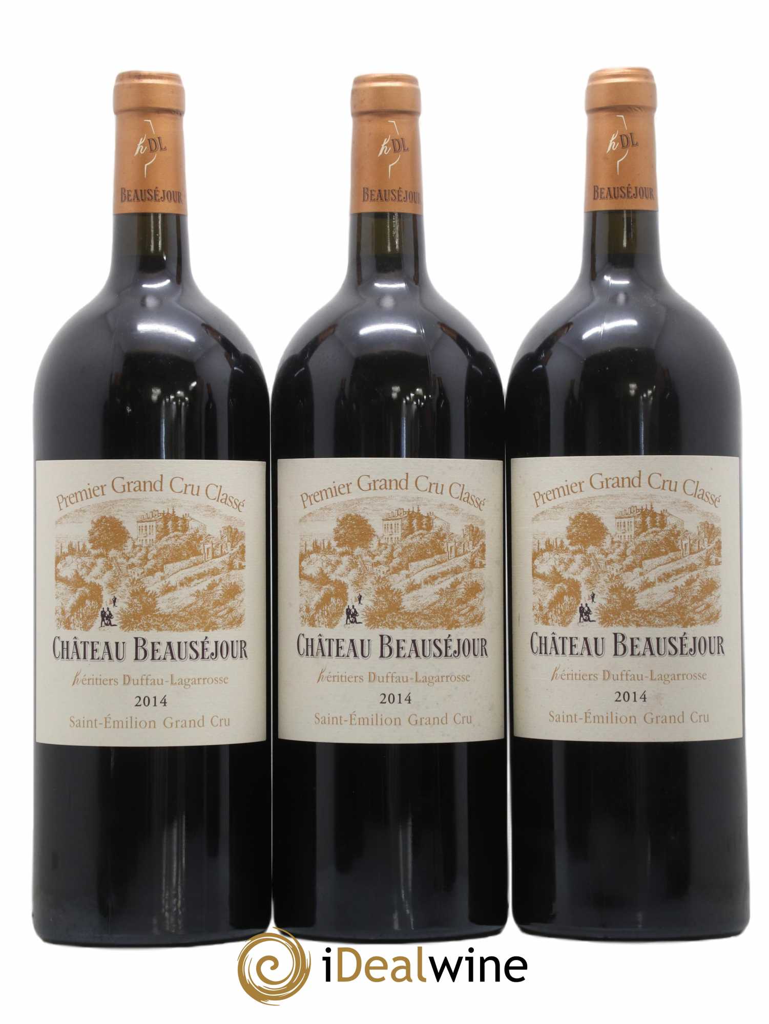 Château Beauséjour (Duffau-Lagarrosse) 1er Grand Cru Classé B 2014 - Posten von 6 Magnum - 3